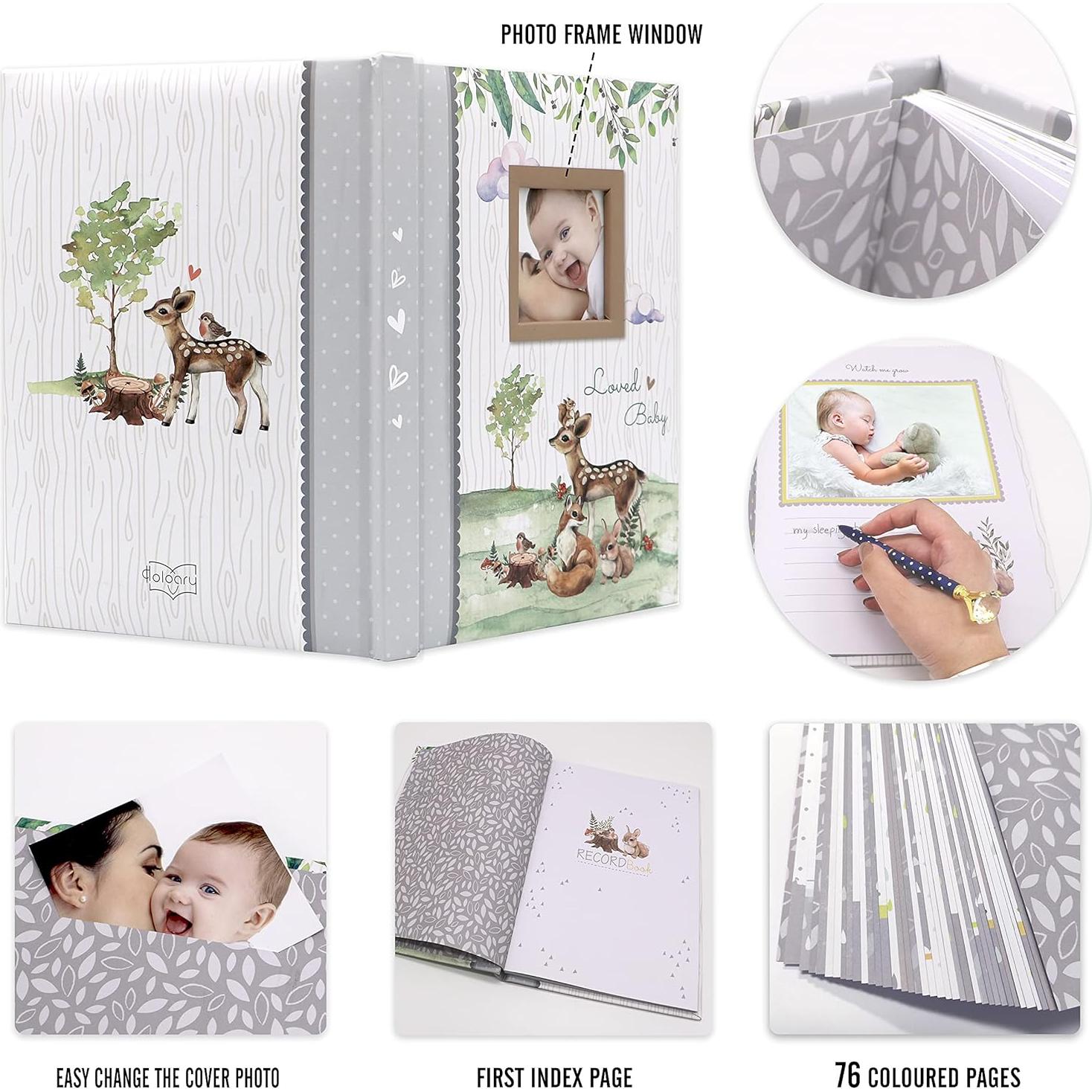 Libro de Memorias del Bebé Holoary - 76 Páginas Coloridas