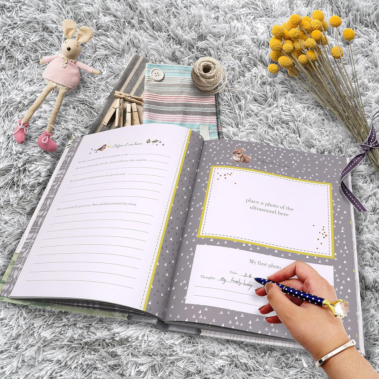 Libro de Memorias del Bebé Holoary - 76 Páginas Coloridas