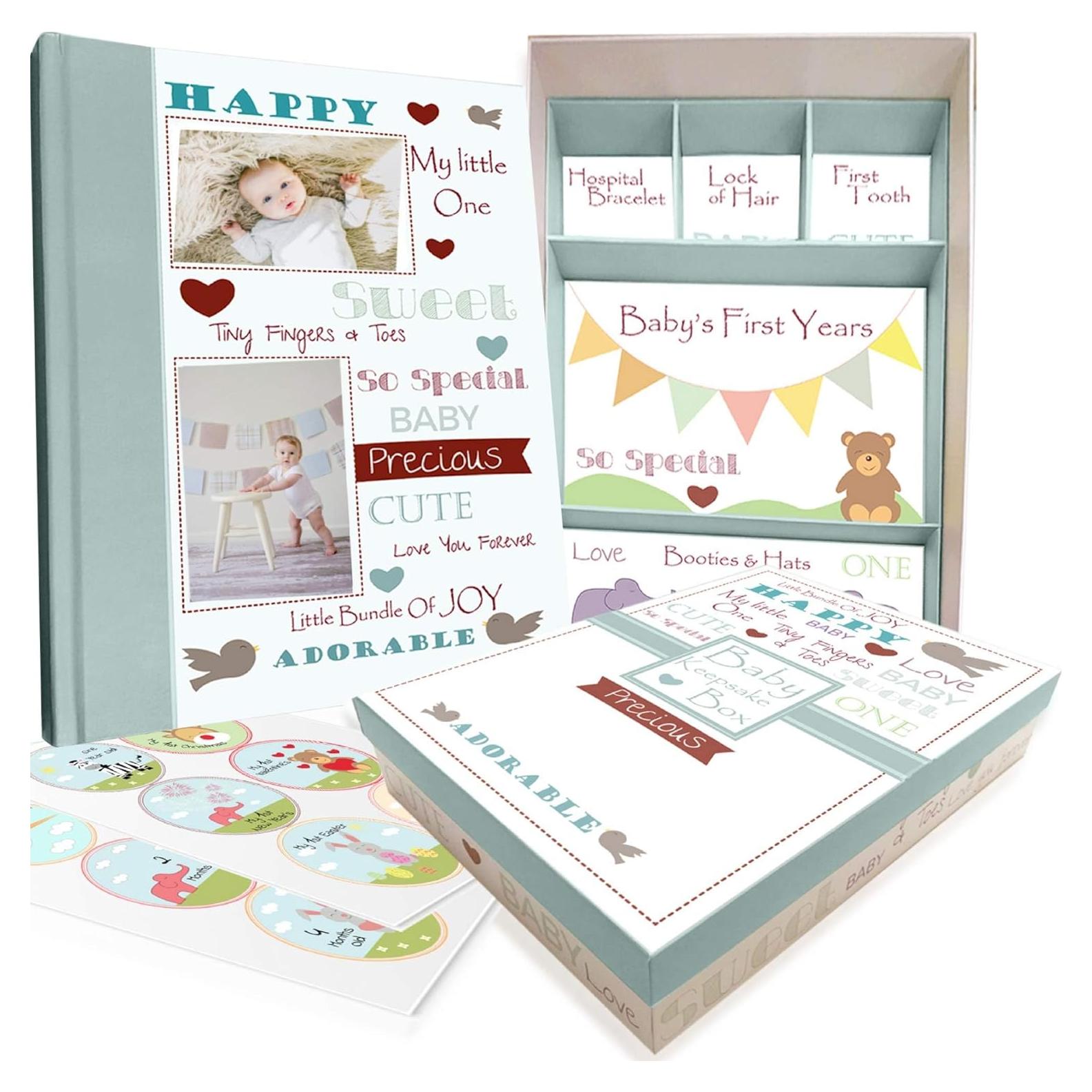 Álbum de Recuerdos del Bebé Next Mommy con Caja y Stickers