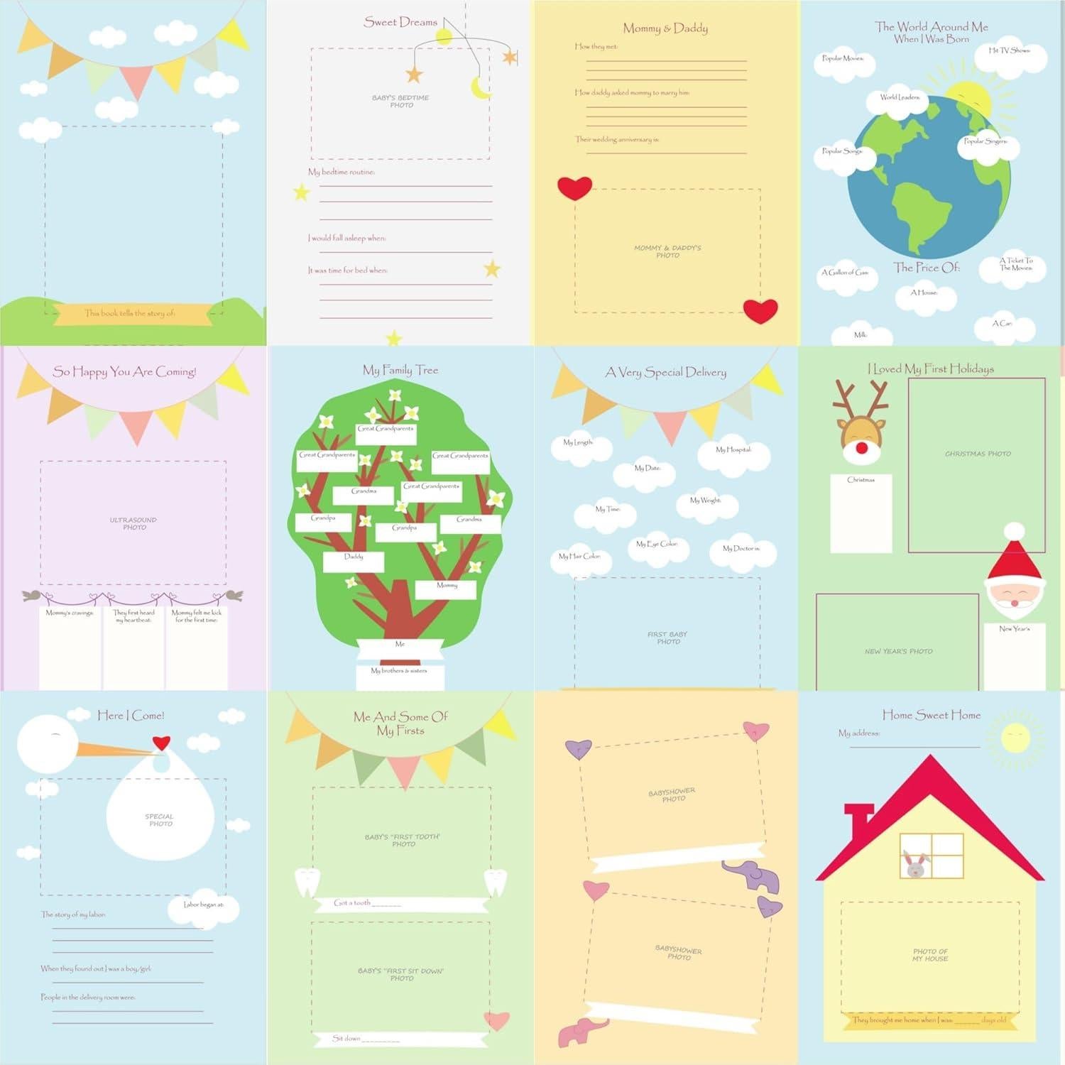 Álbum de Recuerdos del Bebé Next Mommy con Caja y Stickers