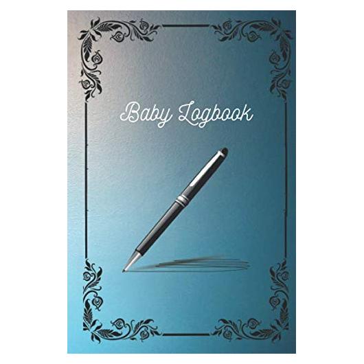 Baby Logbook: Mint Green Stripes Tracker for Newborns, Sleeping and Baby Health Notebook Breastfeeding Journal,