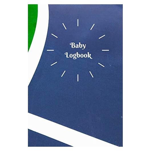 Baby Logbook: Mint Green Stripes Tracker for Newborns, Sleeping and Baby Health Notebook Breastfeeding Journal,