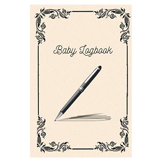 Baby Logbook: Mint Green Stripes Tracker for Newborns, Sleeping and Baby Health Notebook Breastfeeding Journal,