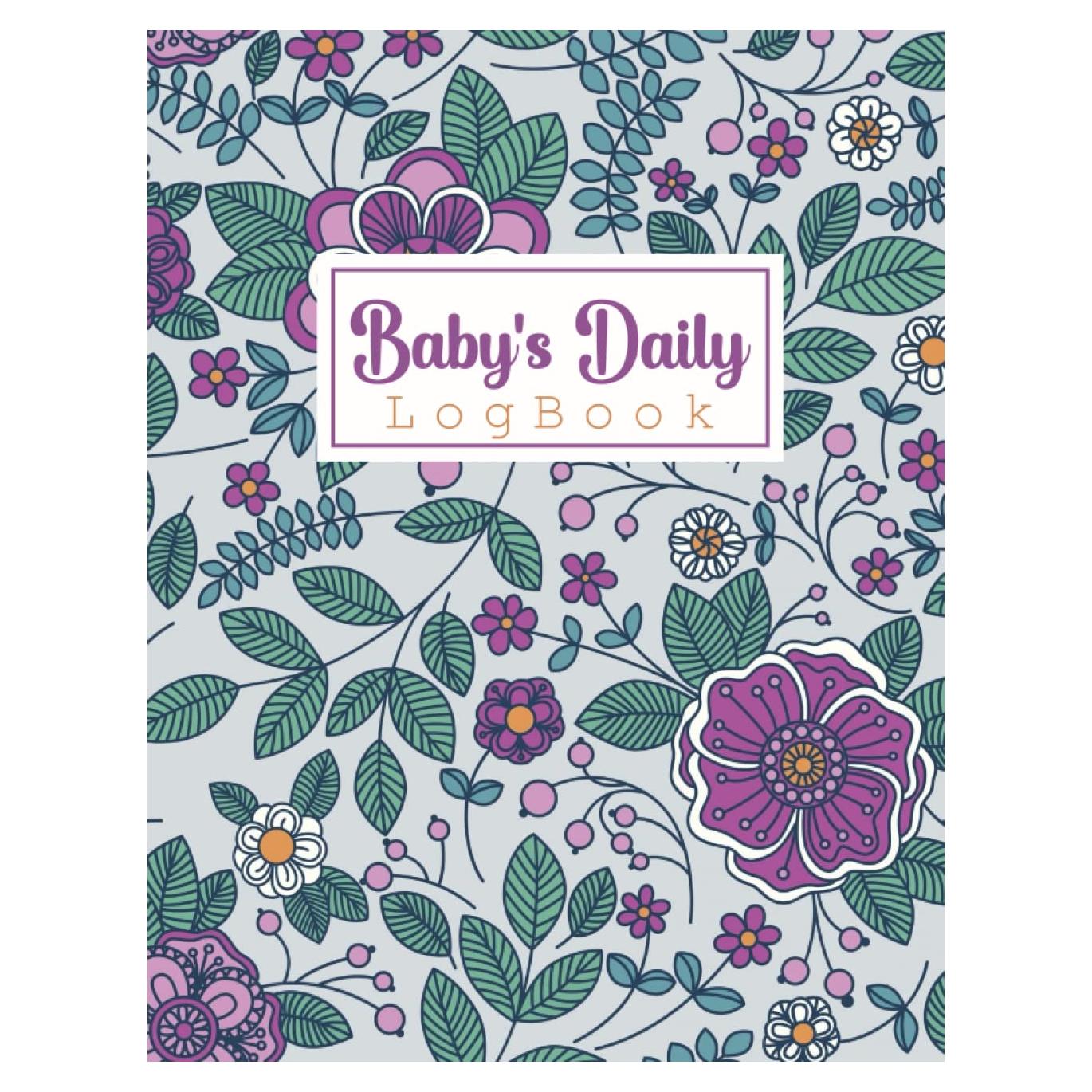 Registro Diario del Bebé Tapa Blanda 110 Páginas 21.6x27.9cm