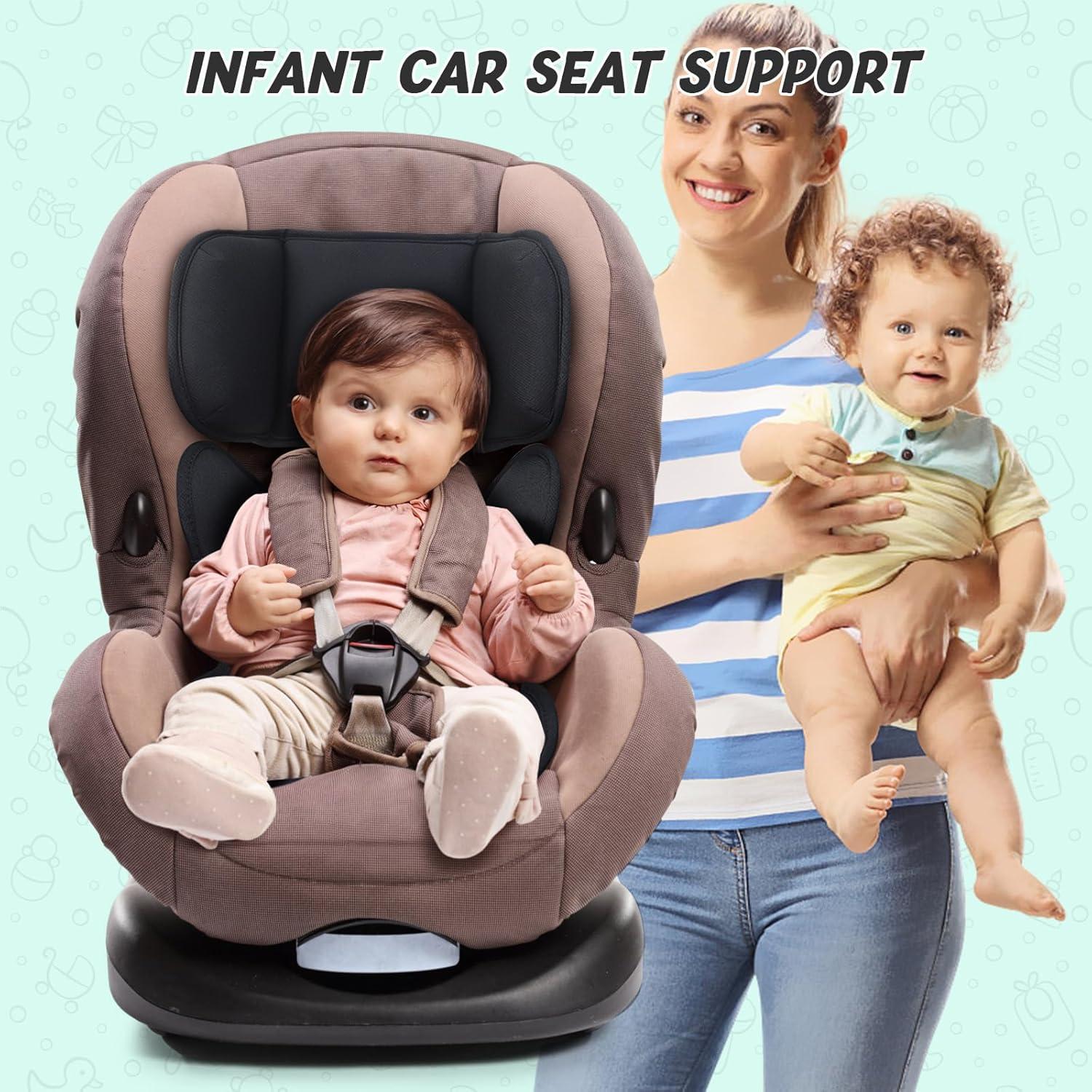 Cojín Universal JINKEY para Asiento de Coche Bebé Negro