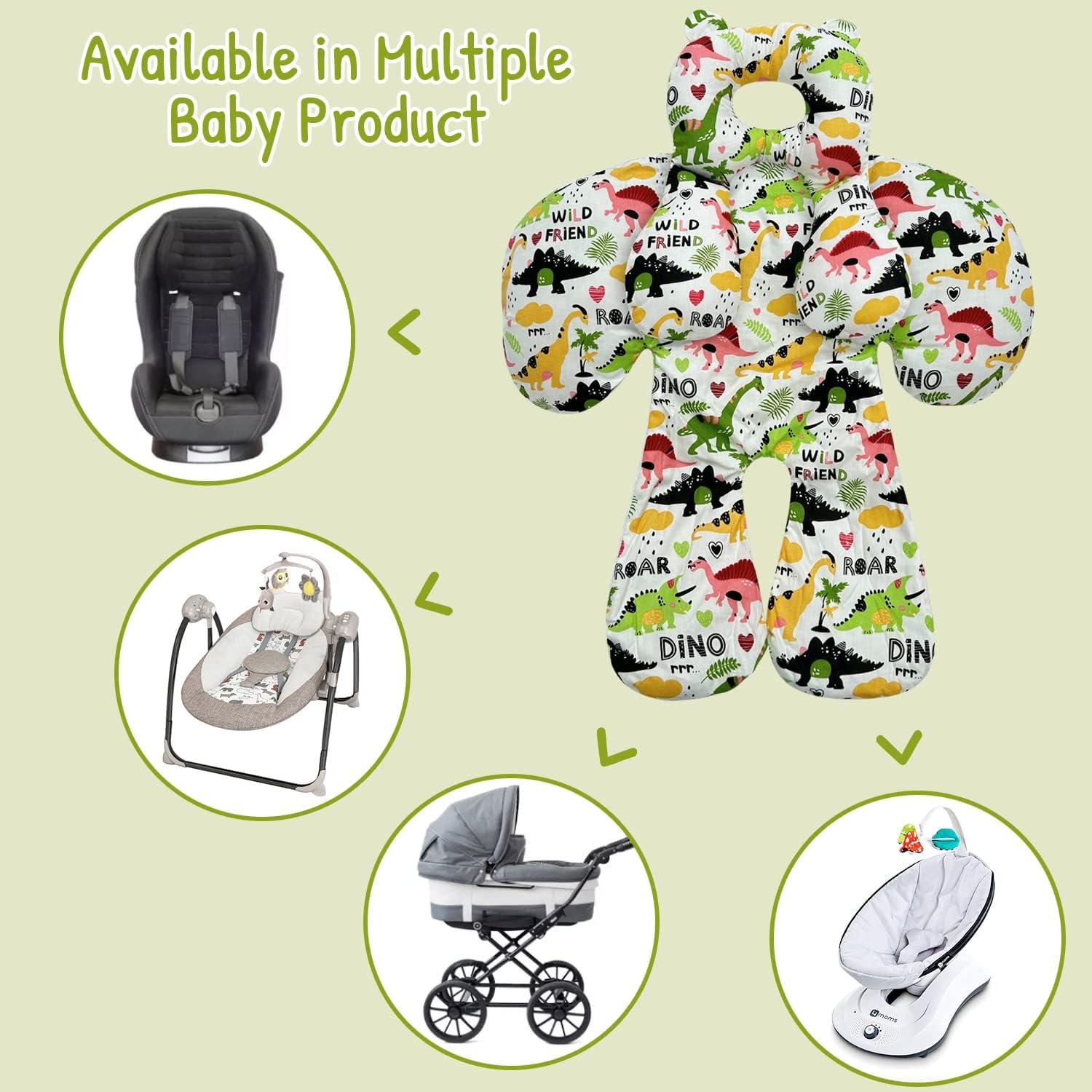 Almohada para Cochecito CUXFLS Dinosaurio C 60x48 cm Suave