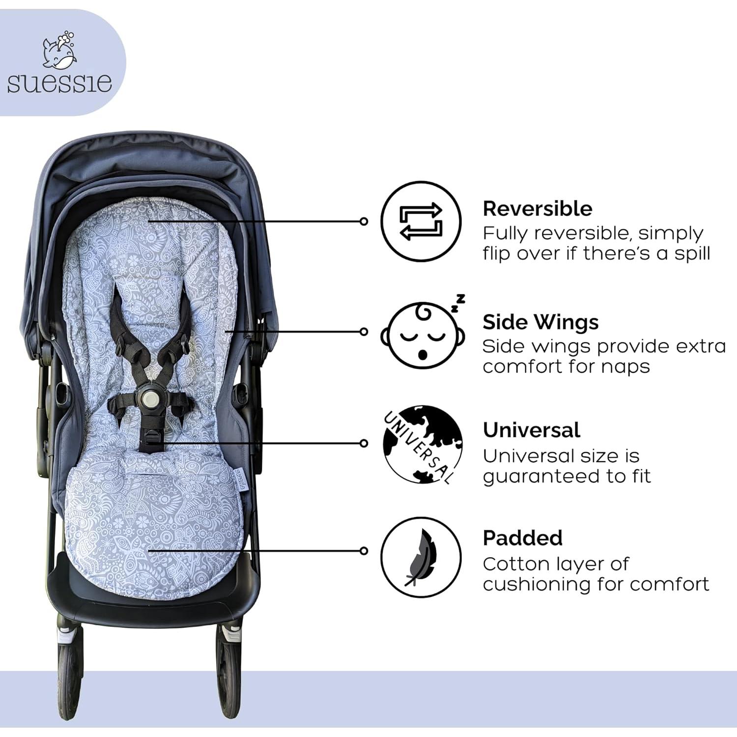 Forro de Carriola Suessie Universal Reversible Algodón Sueños Dulces