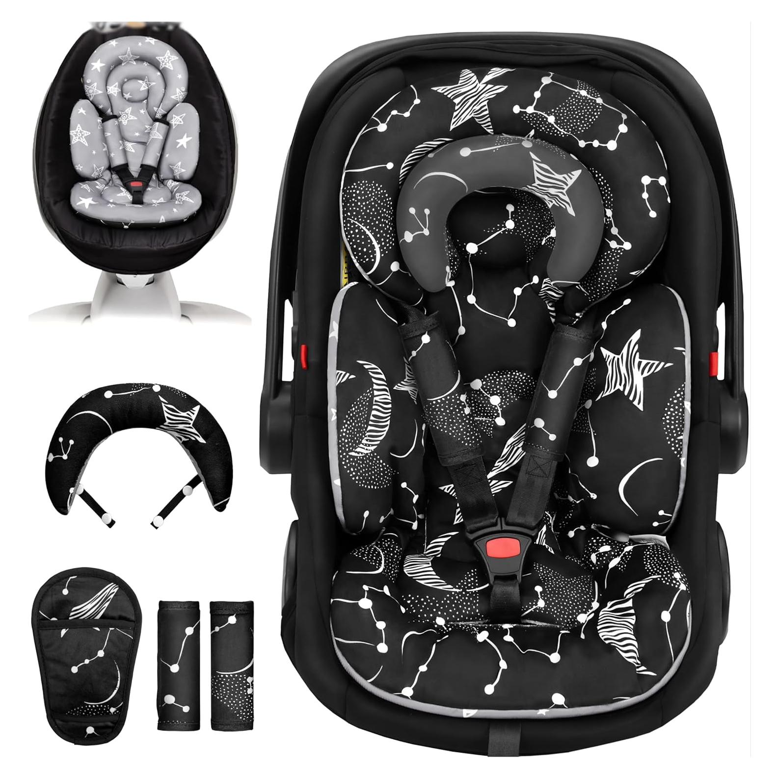 Inserto Reversible para Asiento de Auto Bebé TinlyFinly 65.5x39.6cm