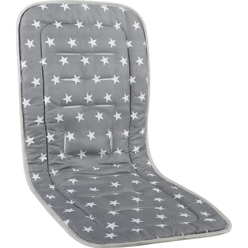 Forro de Asiento Universal para Cochecito Bebé Algodón Gris