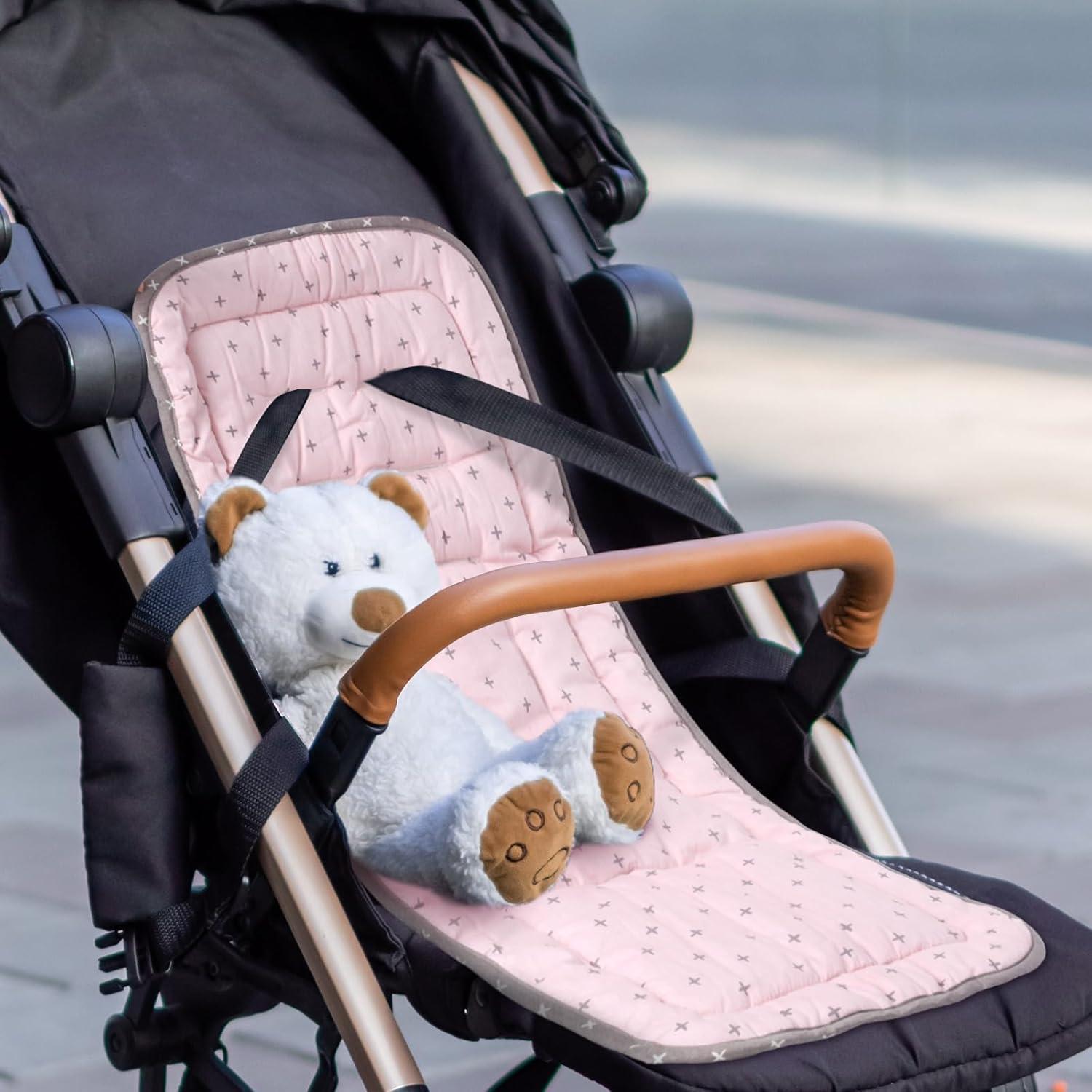 Cojín para Asiento de Cochecito Thyle 2 Pcs Algodón Universal
