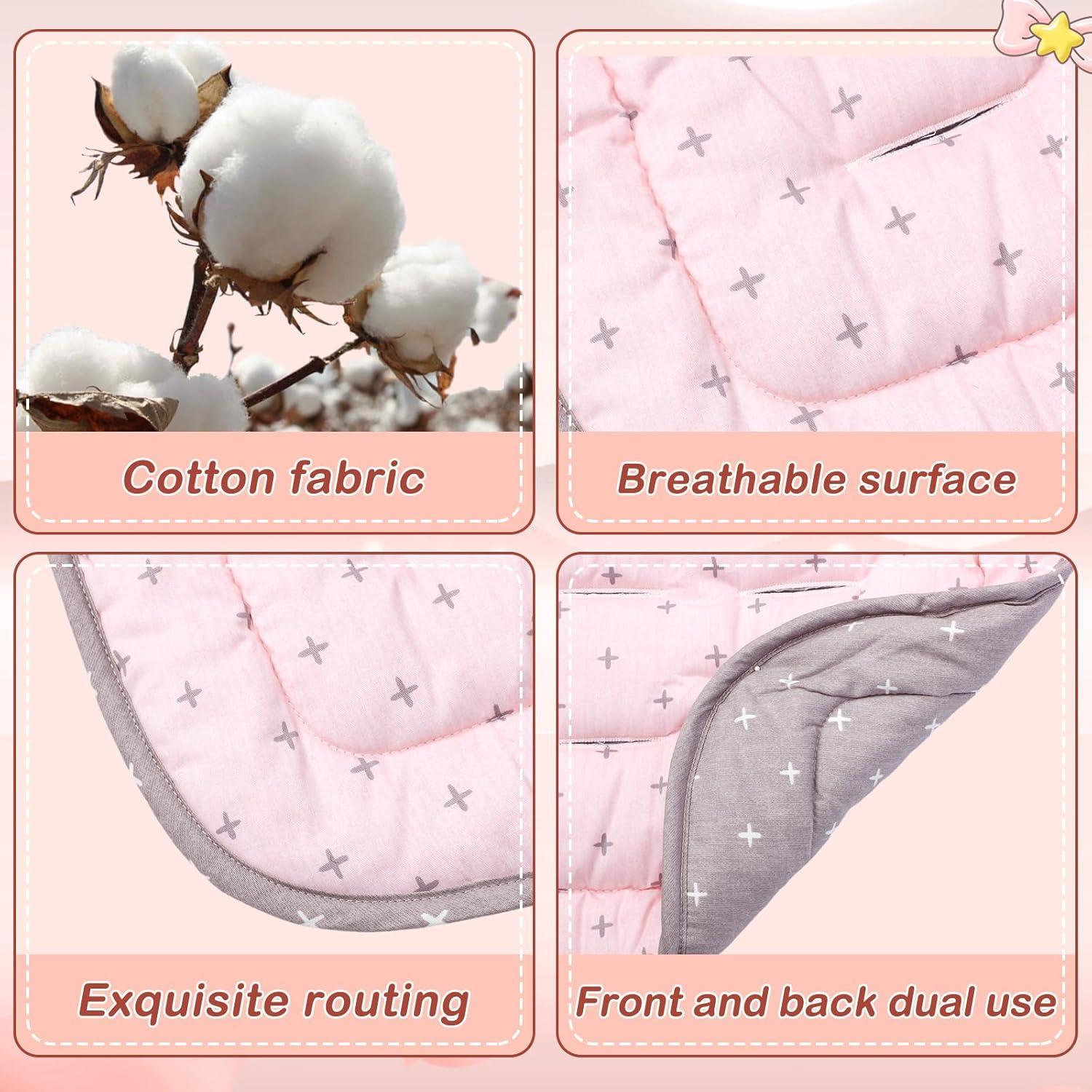 Cojín para Asiento de Cochecito Thyle 2 Pcs Algodón Universal