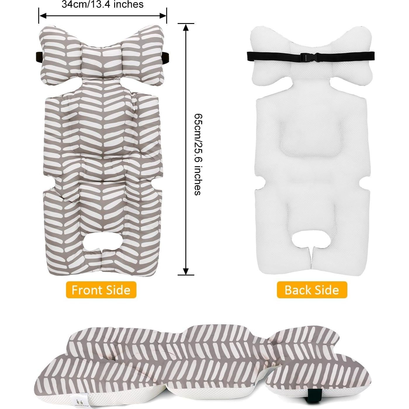 Almohadilla de Asiento para Cochecito Bebé 3D Malla Geometría