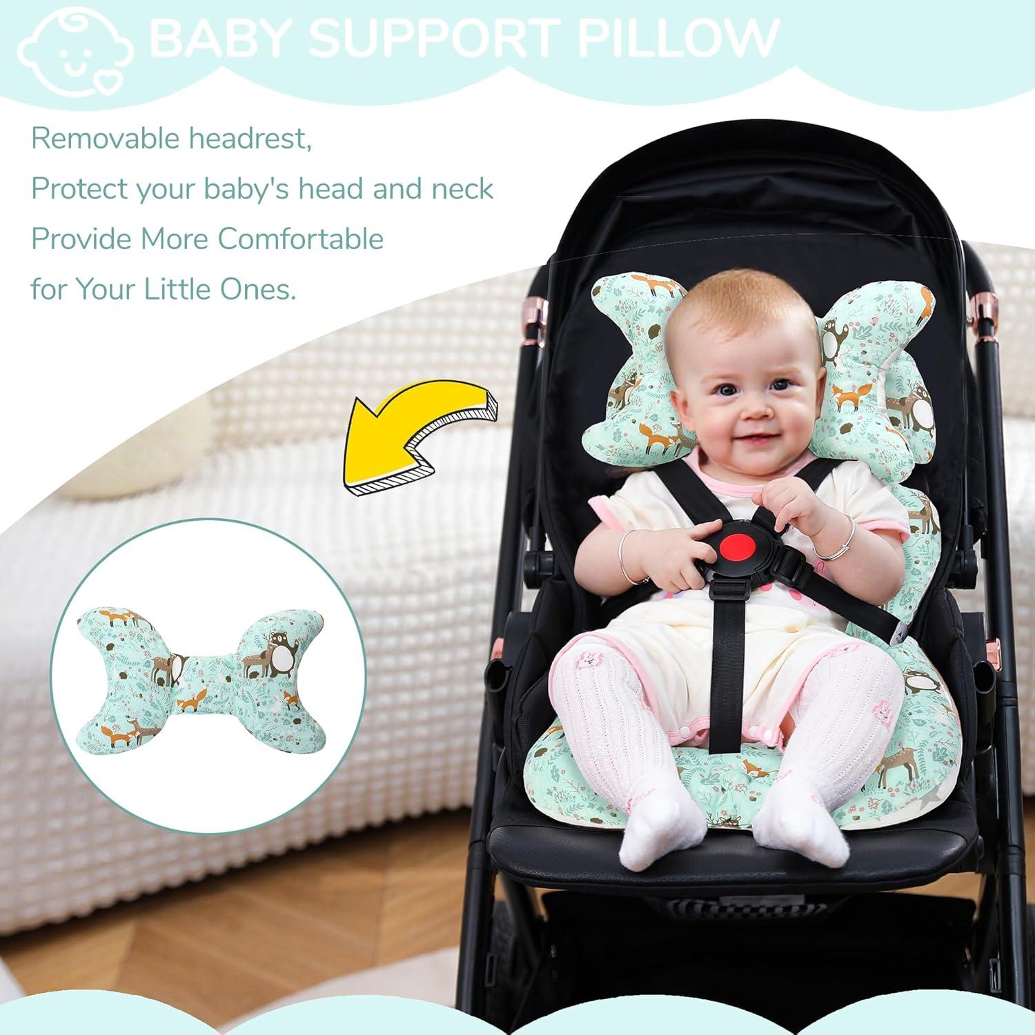 Forro de Asiento Universal para Cochecito Bebé LAT - Algodón Suave