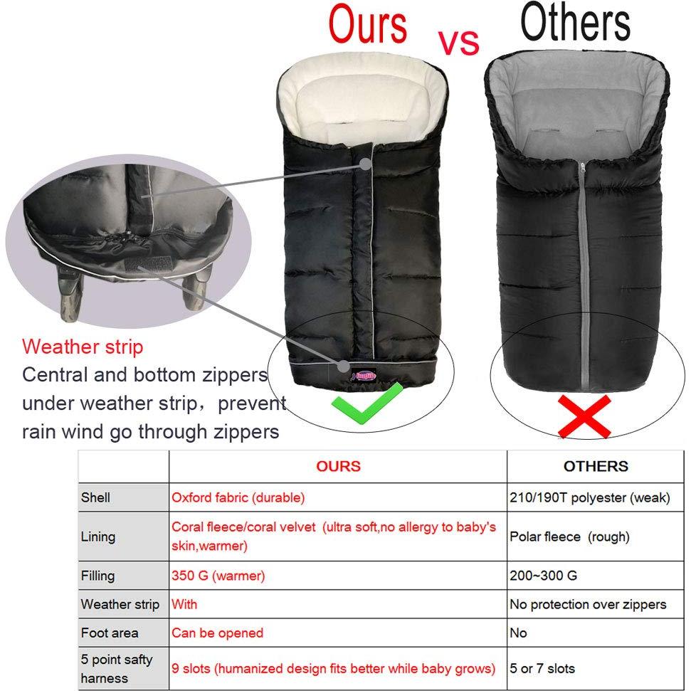 Saco de pies impermeable Sunday para cochecito 3 estaciones