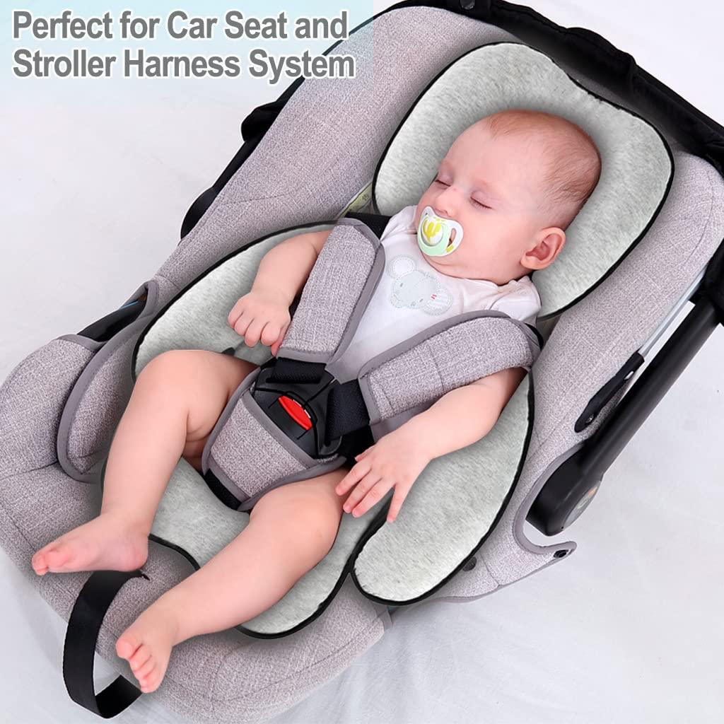 Cojín para Silla de Paseo KAKIBLIN 3 en 1 para Bebés Gris