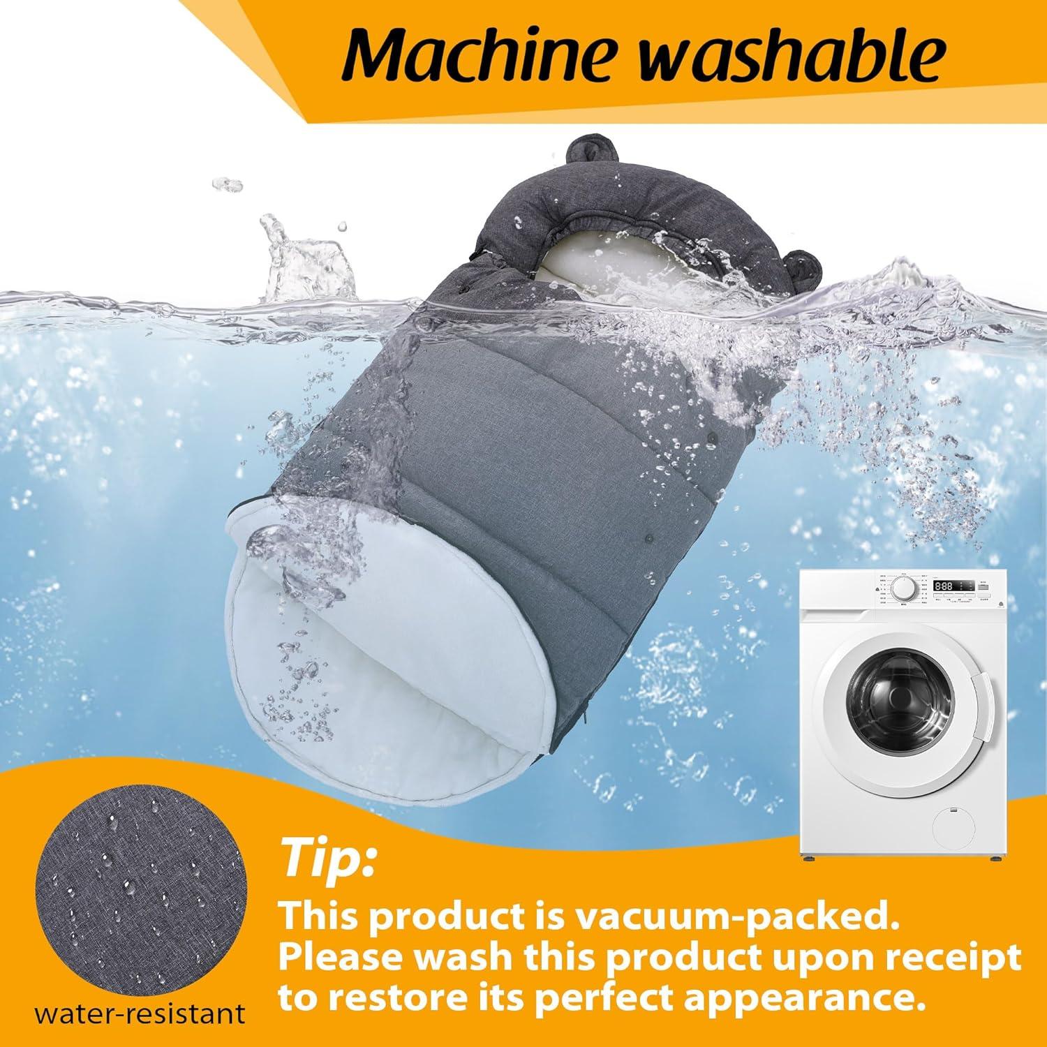 Saco Universal para Cochecito Amo Nenes Gris 76.2x44.5cm Invierno