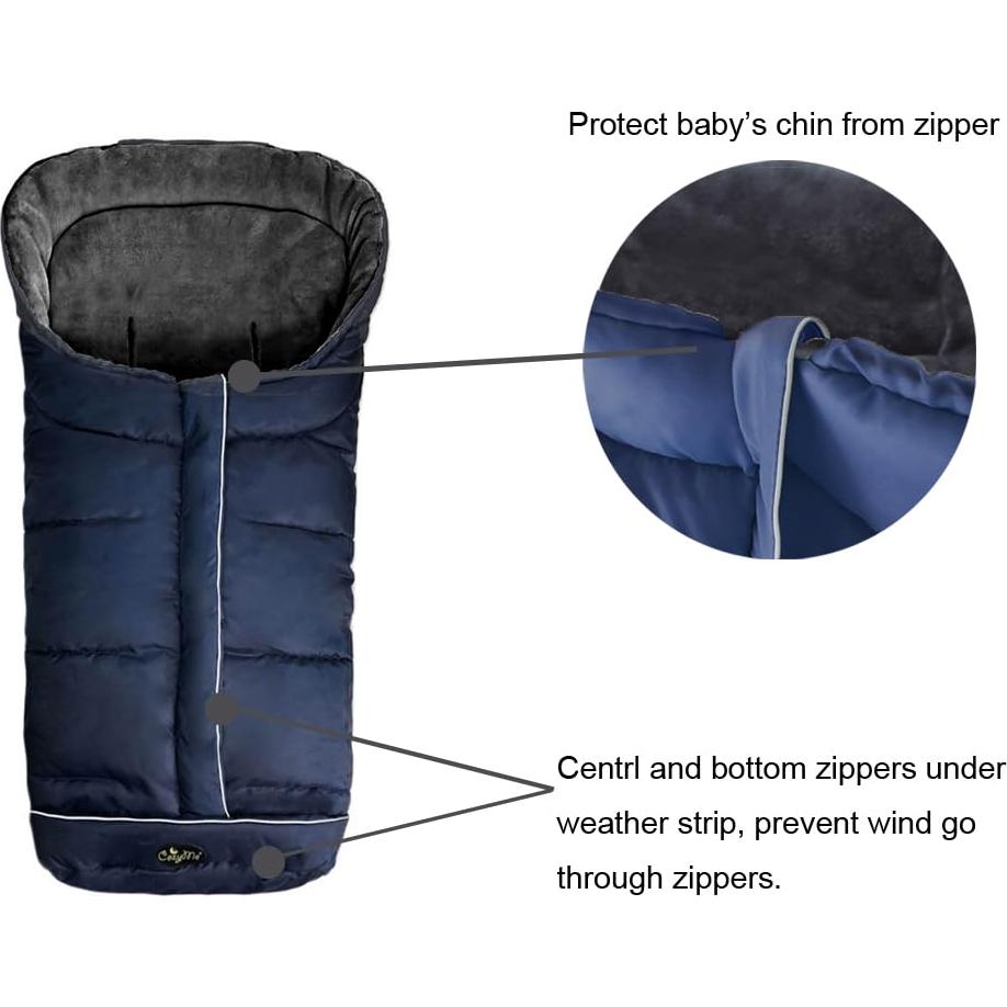 Saco de pies CozyMe para cochecito 3 en 1 invierno 6-36M