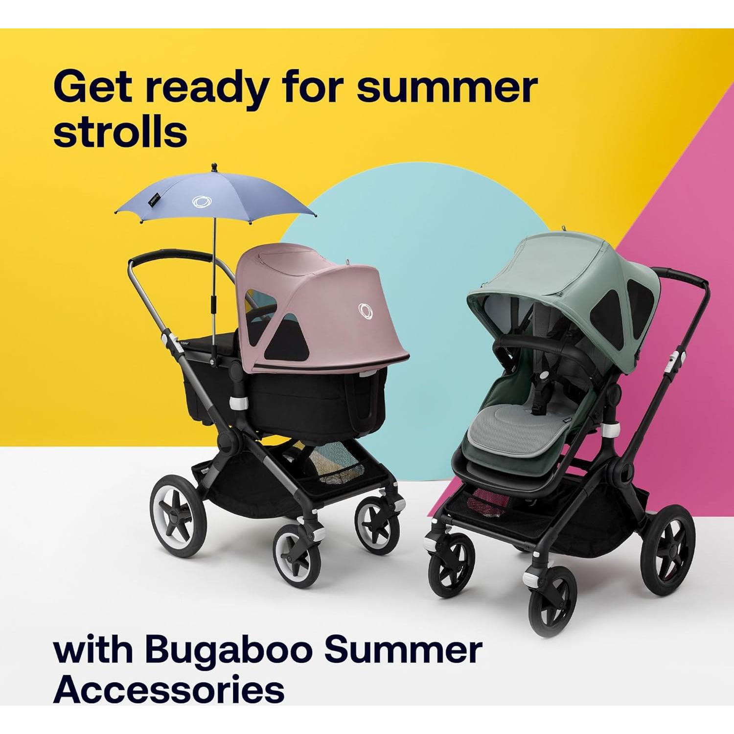 Forro de Asiento Doble Comfort Bugaboo Reversible Negro