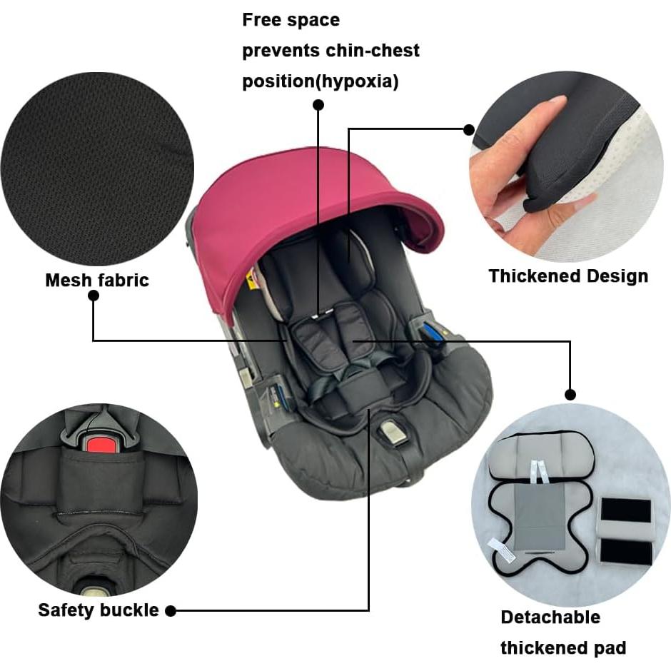 Cojín de Soporte para Cabeza y Cuerpo Feliliber DO-Seat Negro