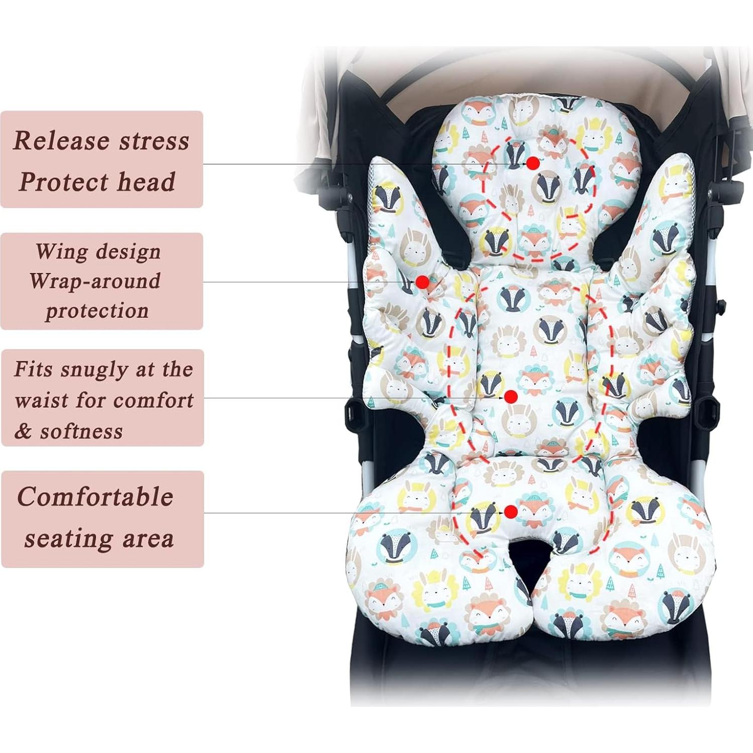 Cojín de Soporte para Bebé StoHua - Almohadilla Suave para Asiento