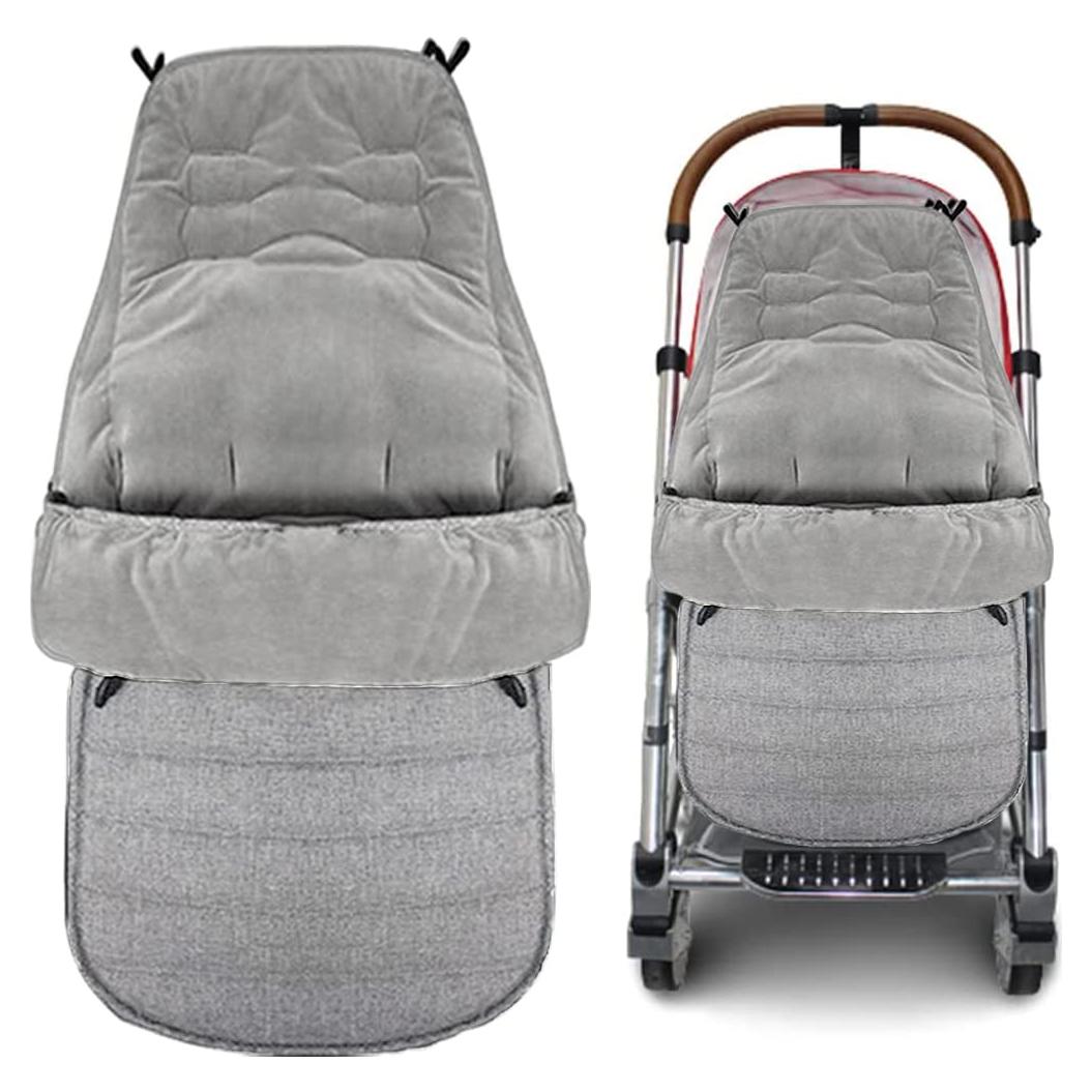 Saco Térmico para Cochecito XIFAMNIY Impermeable Gris 0.68kg