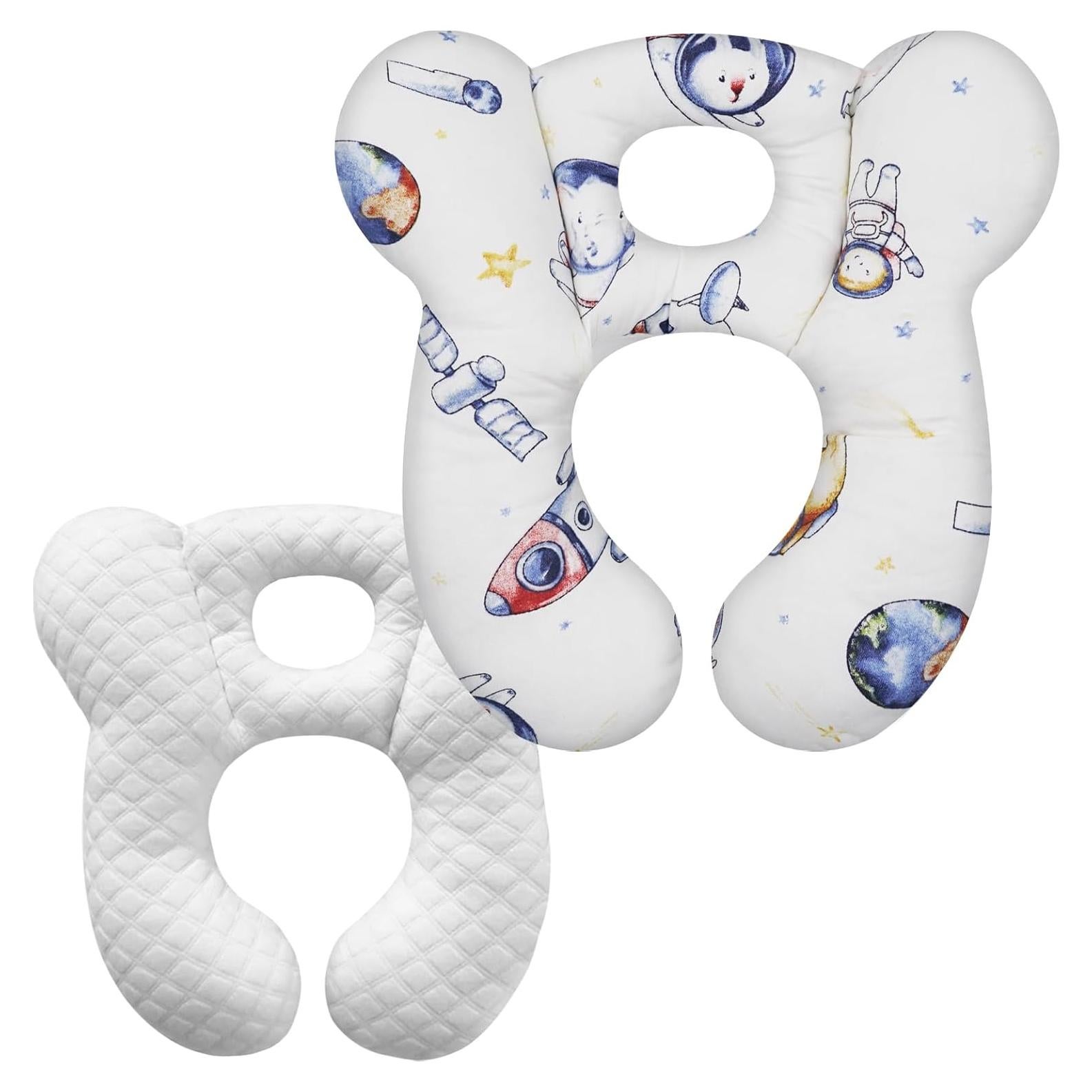 Almohada de Viaje Suave XIGGA para Bebés 26x24.5cm Floral