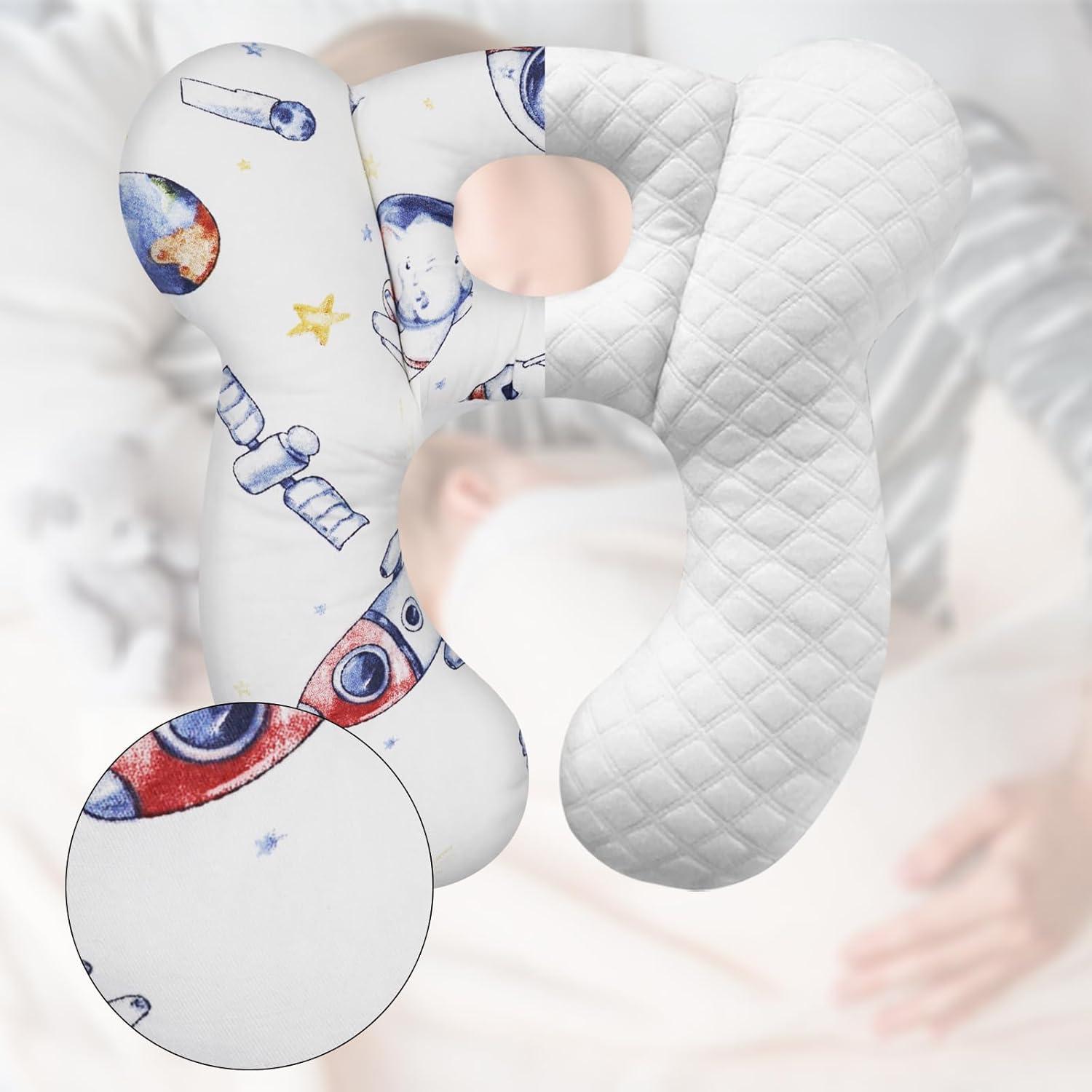 Almohada de Viaje Suave XIGGA para Bebés 26x24.5cm Floral