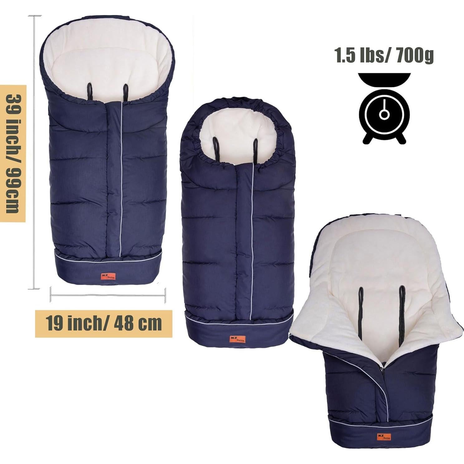 Saco de pies para cochecito YP001 - Invierno Marino Impermeable