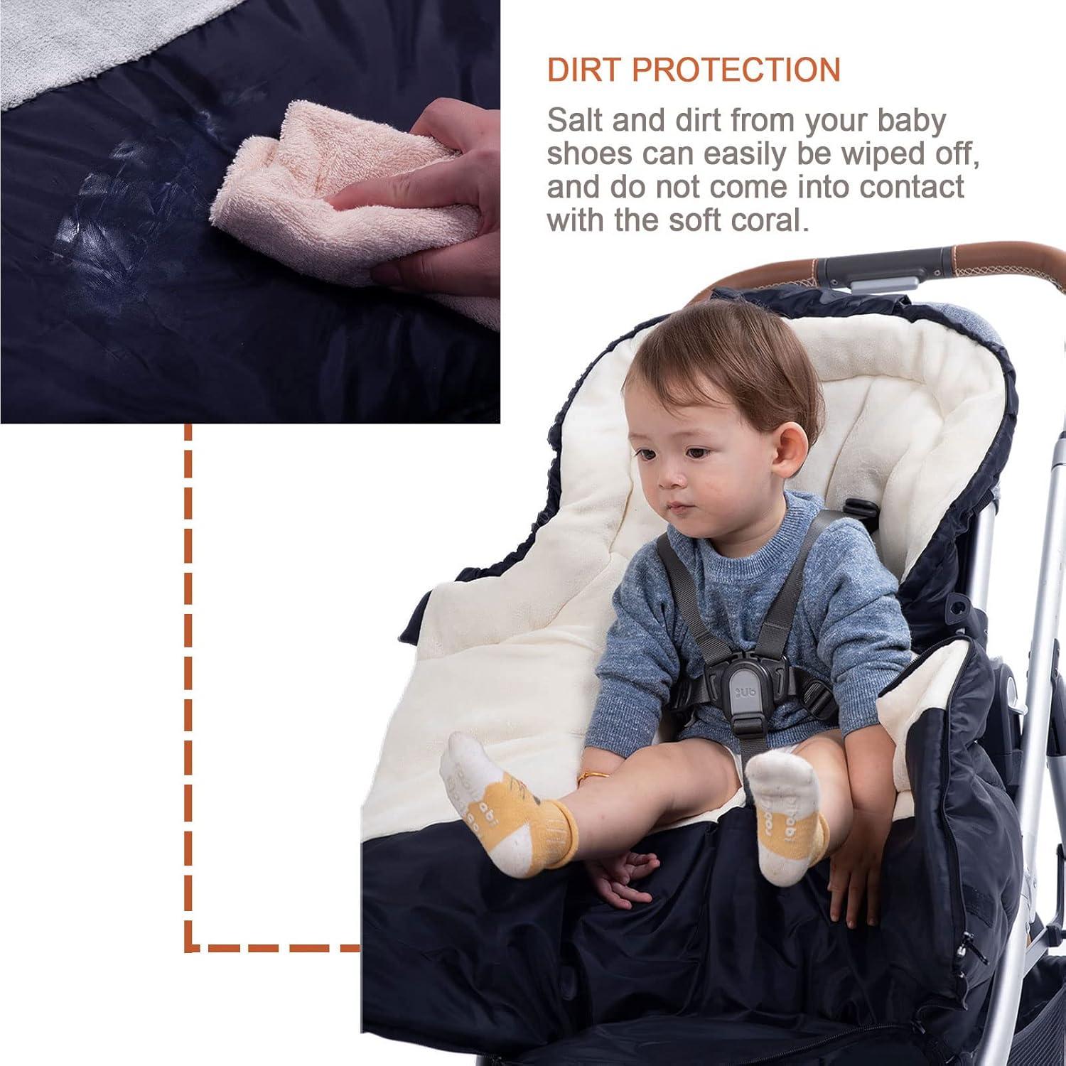 Saco de pies para cochecito YP001 - Invierno Marino Impermeable
