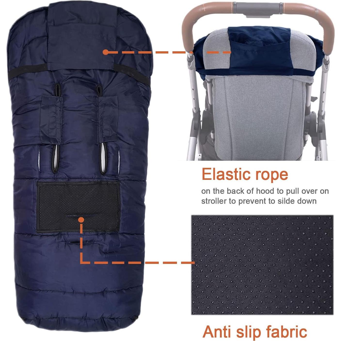Saco de pies para cochecito YP001 - Invierno Marino Impermeable