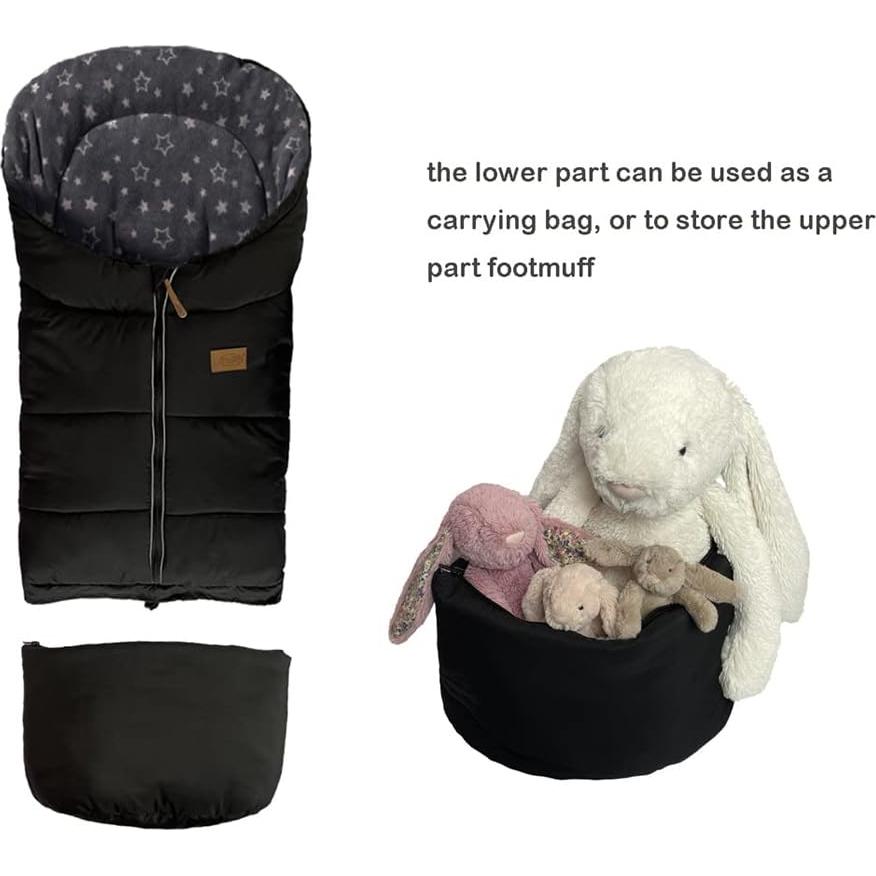 Cubierta de Invierno Impermeable Ajustable para Carritos XL