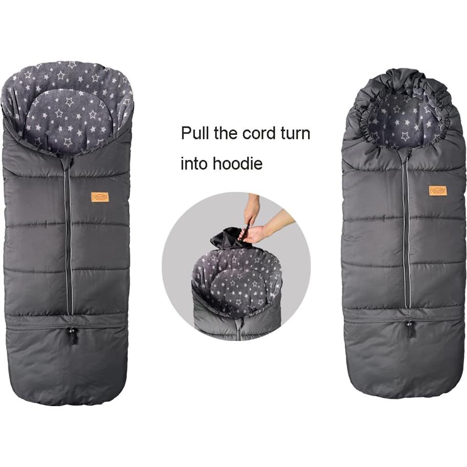 Cubierta de Invierno Impermeable Ajustable para Carritos XL