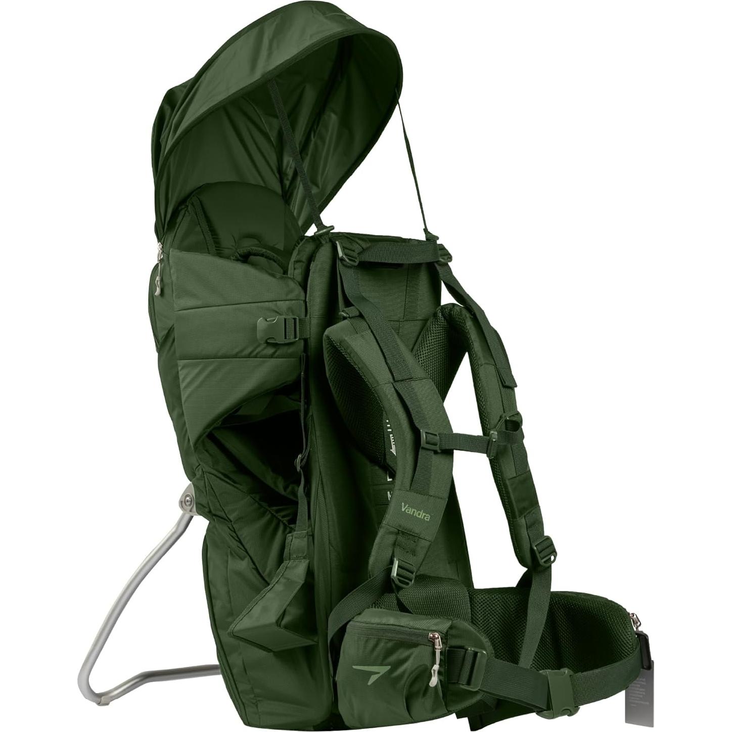 Mochila Portabebés Vandra Bosque Verde para Senderismo - Gravity Lock