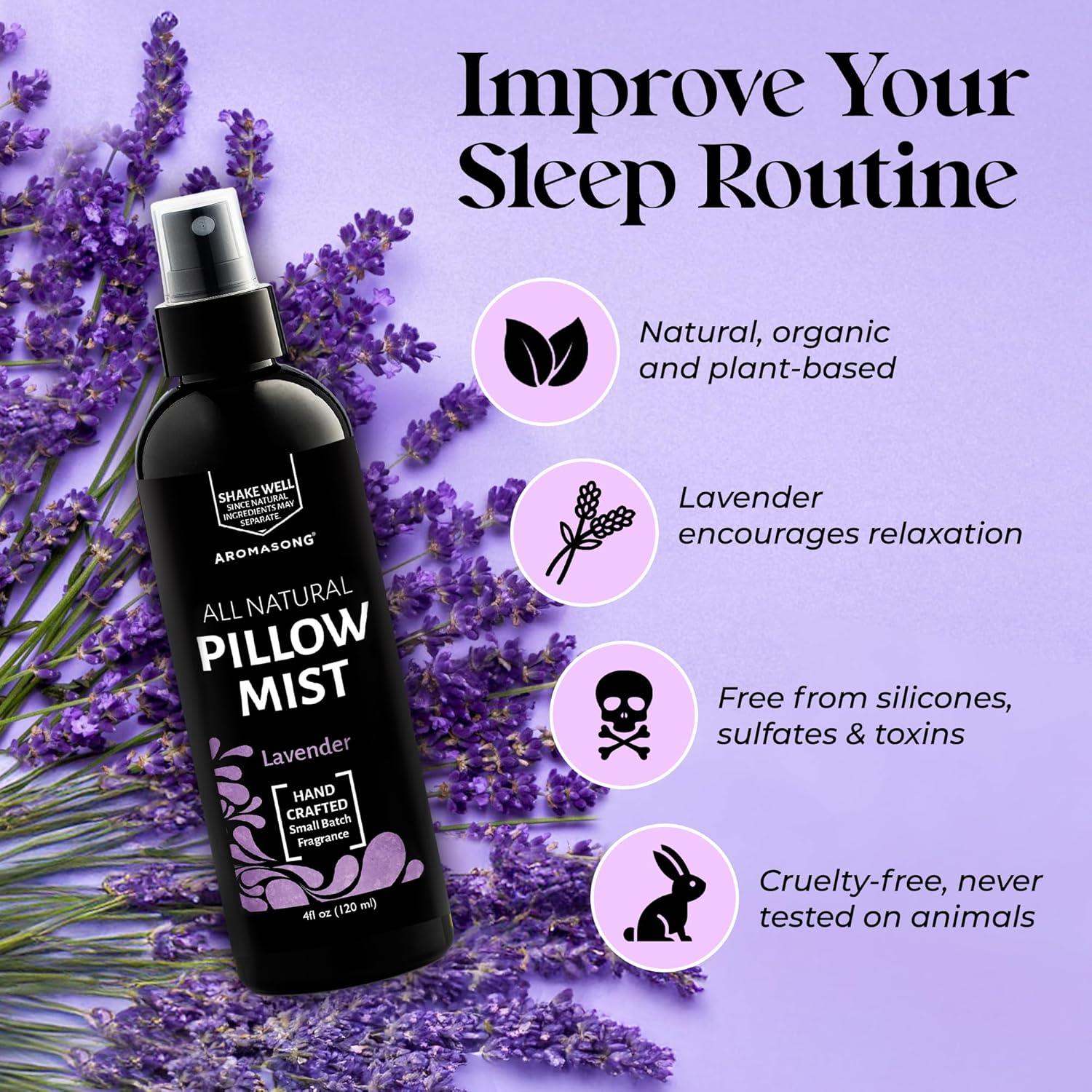 Spray de Almohada Aromasong Lavanda 118 ml - Relajante Natural