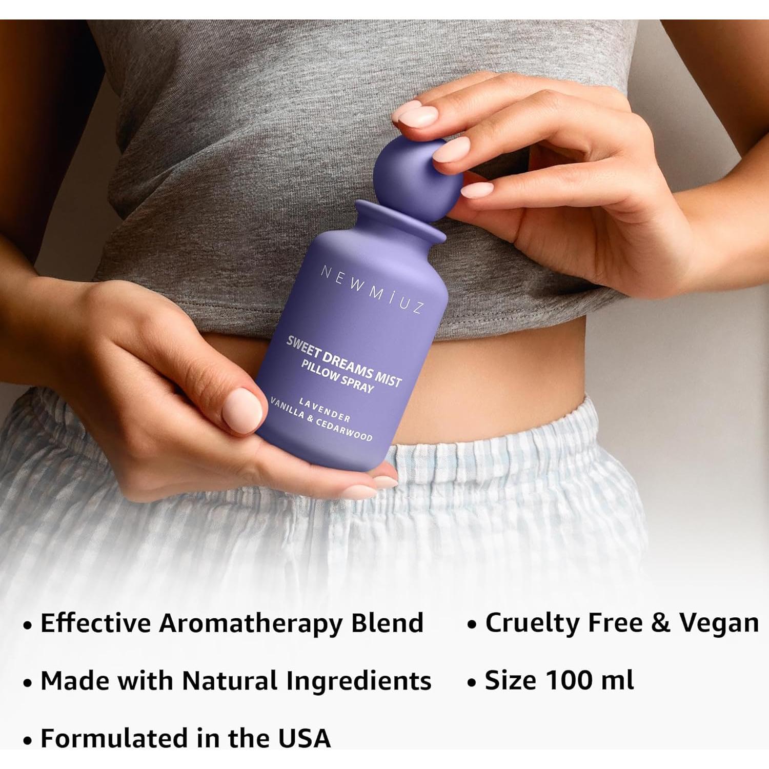 Spray de Almohada Dulces Sueños New Miuz 100ml Lavanda Vainilla