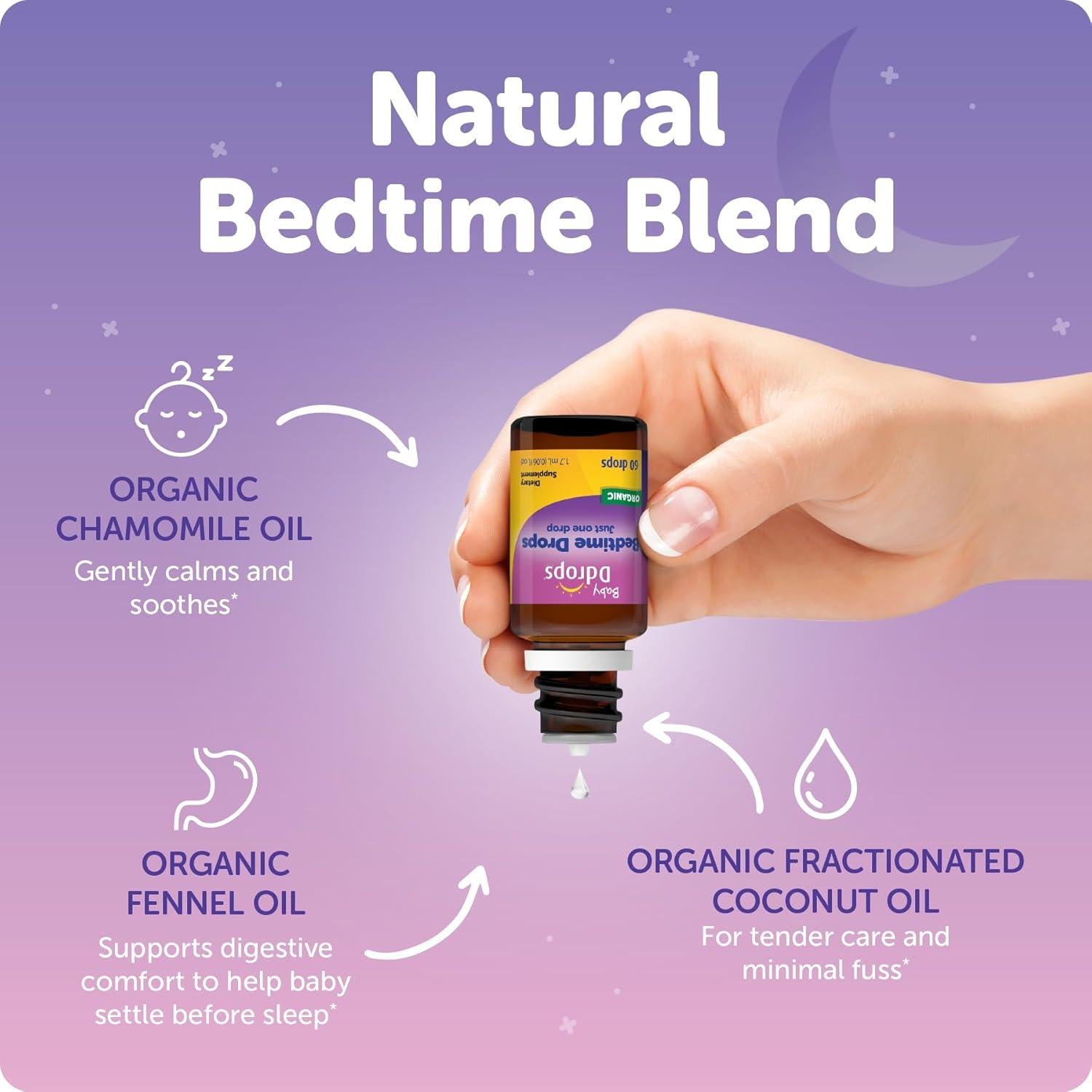 Gotas para Dormir Bebés Ddrops 60ml Orgánicas Sin Melatonina