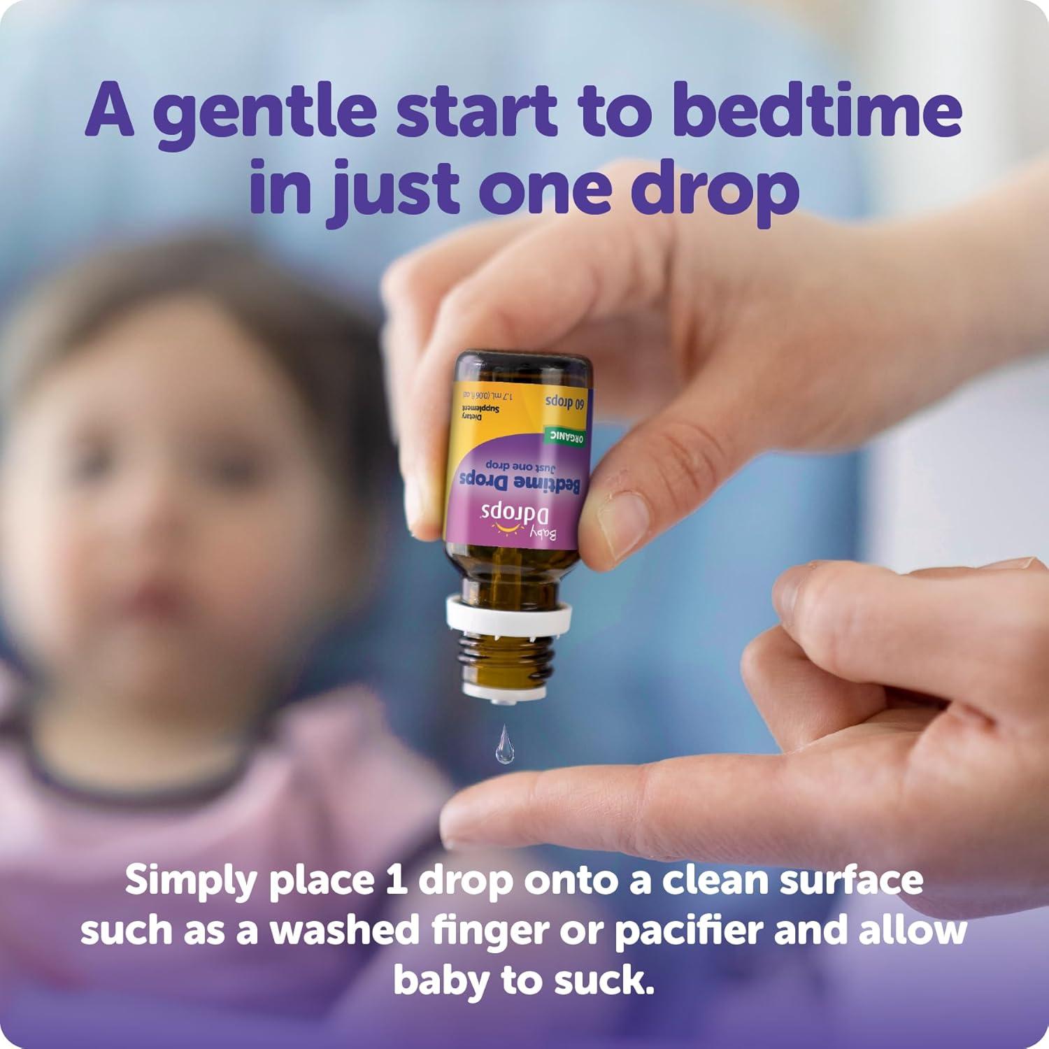 Gotas para Dormir Bebés Ddrops 60ml Orgánicas Sin Melatonina
