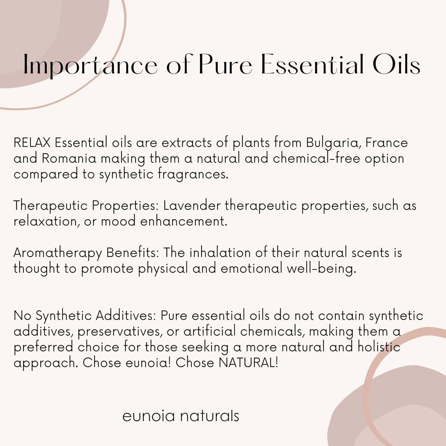 Spray Relajante de Lavanda Eunoia Naturals 100% Natural 113g