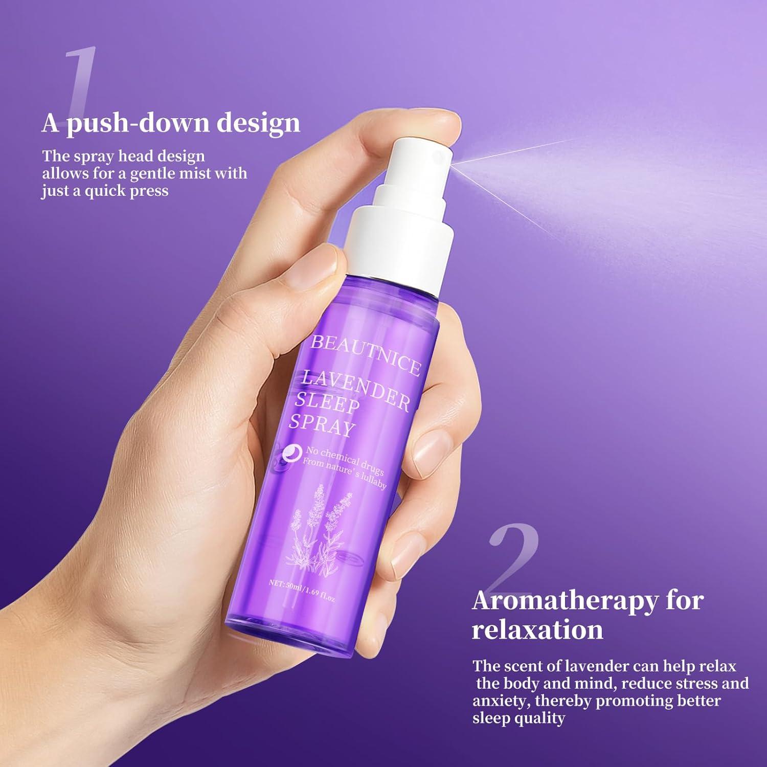 Spray de Sueño de Lavanda 50ml - Relajación Natural Sin Químicos