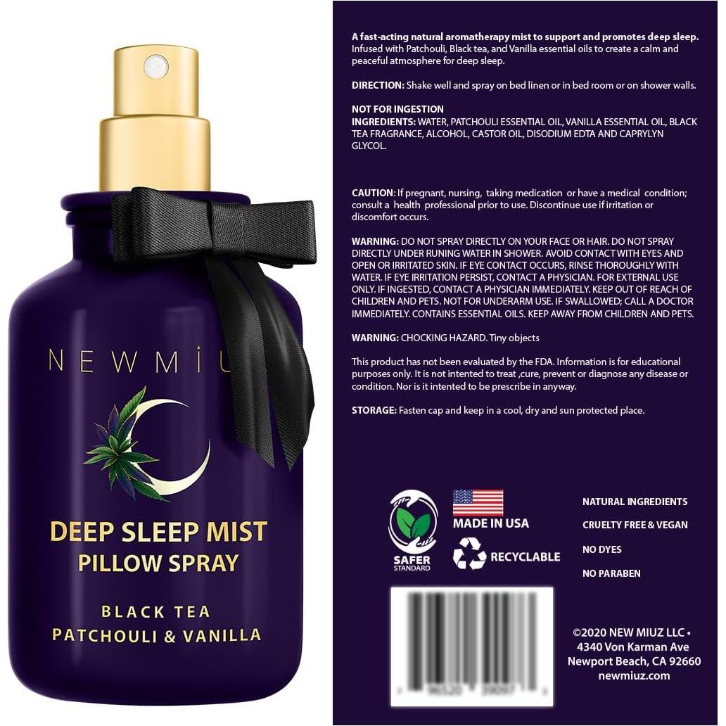 Spray de Almohada para Sueño Profundo New Miuz 100ml