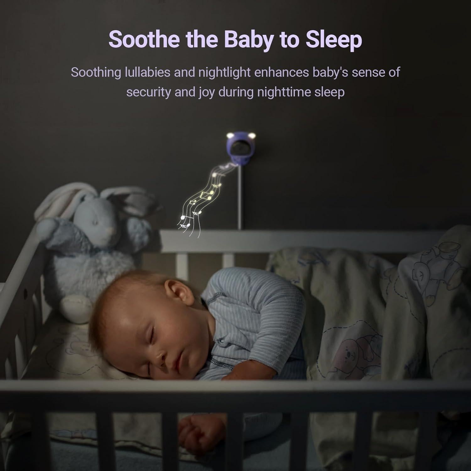 Cámara de Monitoreo de Bebés BOOPOO 2K HD Sin Contacto