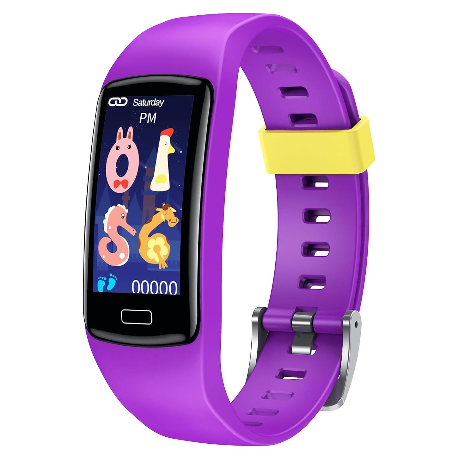 Reloj Inteligente de Fitness Niizero DG15 Púrpura para Niños