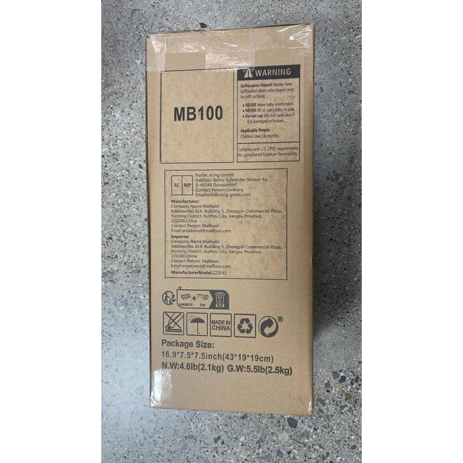 Sofá Cama para Niños MallBest Rosa/Rainbow 2 en 1