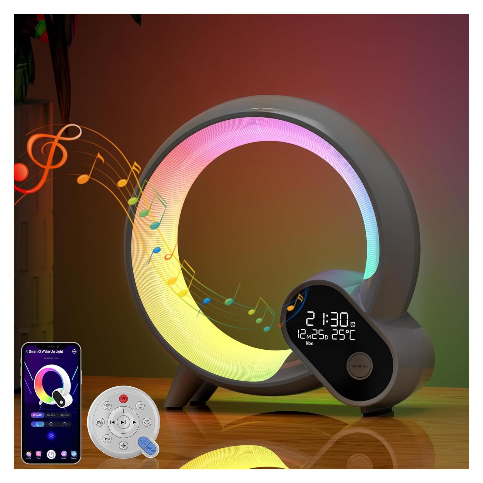 Luz Nocturna Inteligente Shenzhen Bolong BL-HXD03, Reloj Despertador