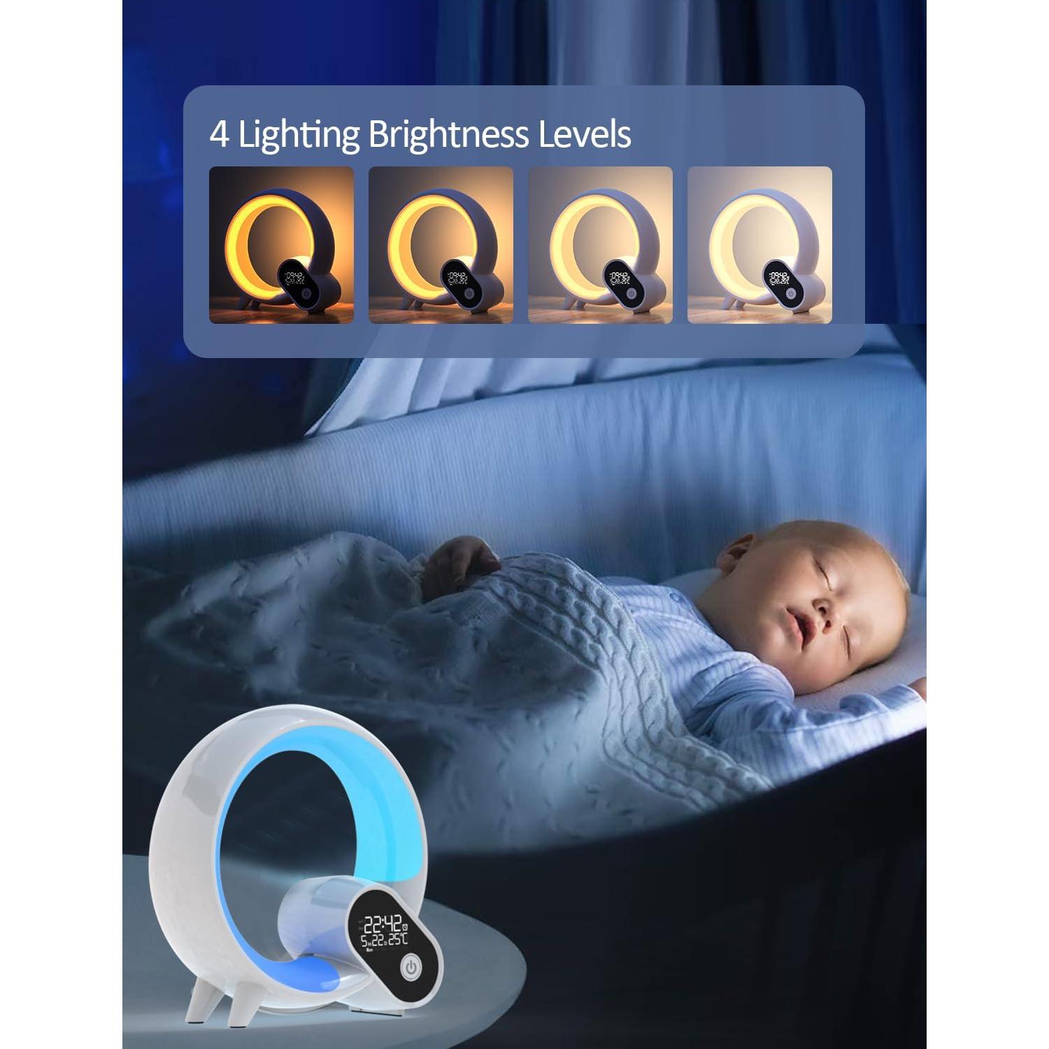 Luz Nocturna Inteligente Shenzhen Bolong BL-HXD03, Reloj Despertador