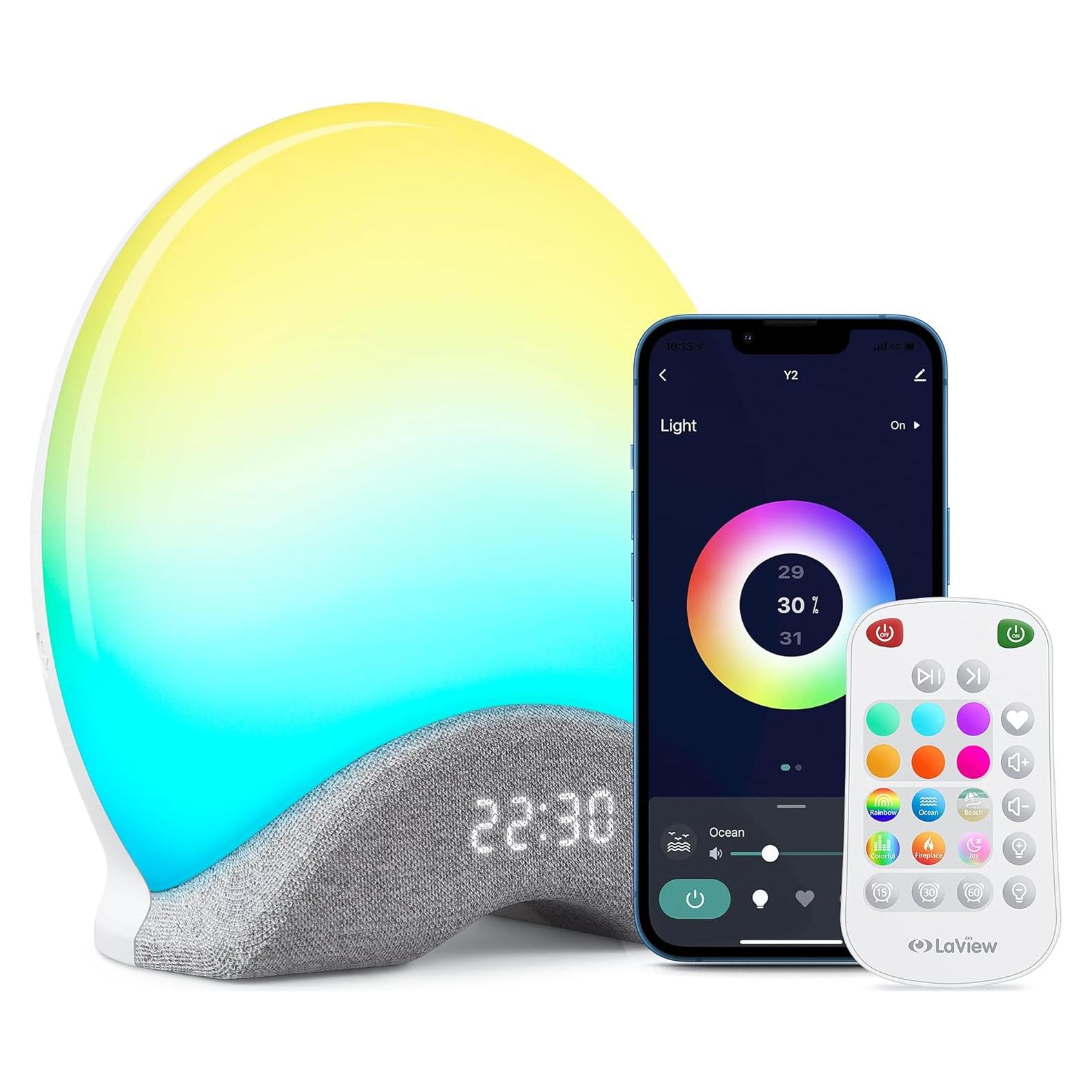 Máquina de Ruido Blanco LaView Y2 Pro Bluetooth 25 Sonidos