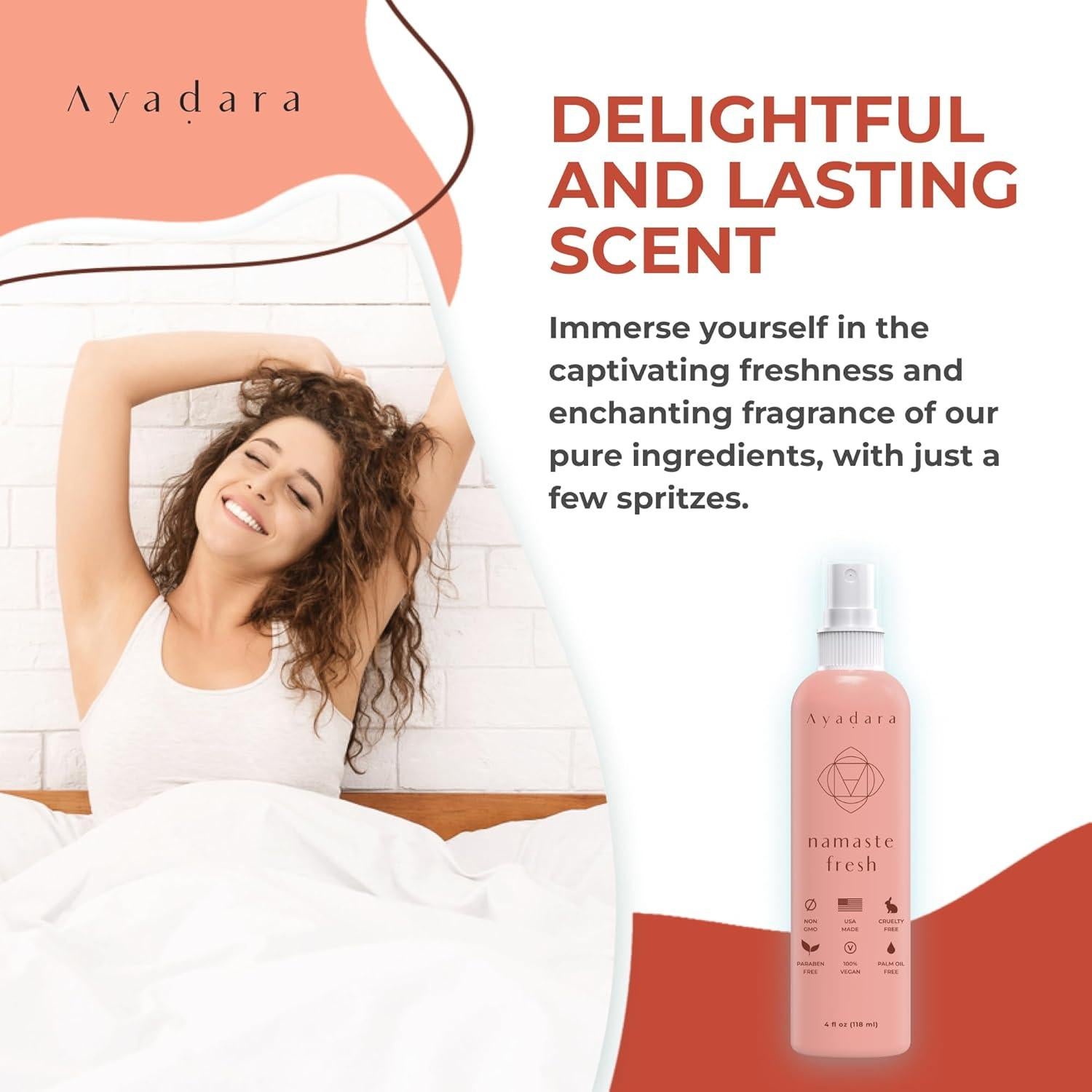 Spray de Almohada de Lavanda Ayadara Namaste 2000+ Usos