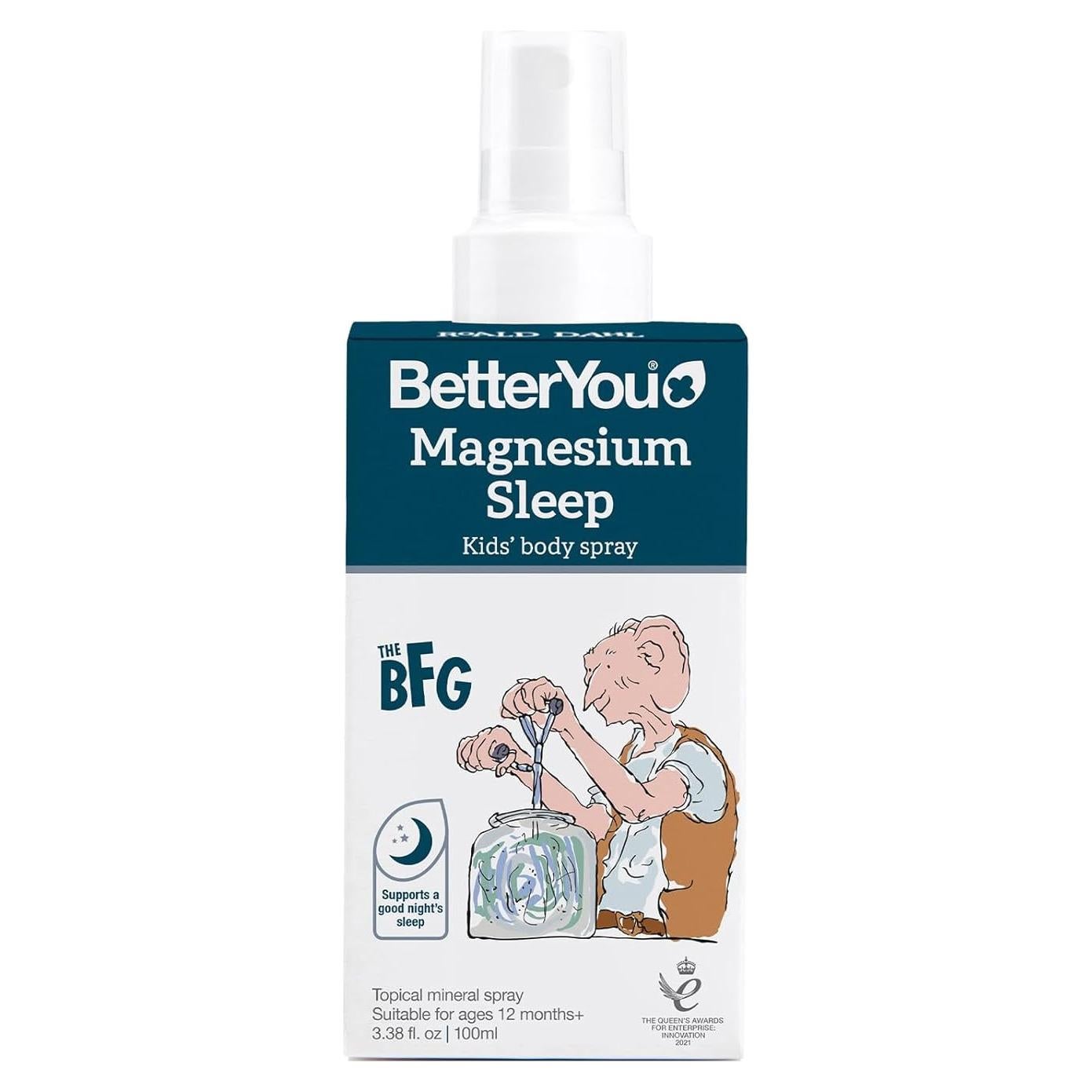 Spray Corporal de Magnesio BetterYou para Sueño Infantil 95.7 g