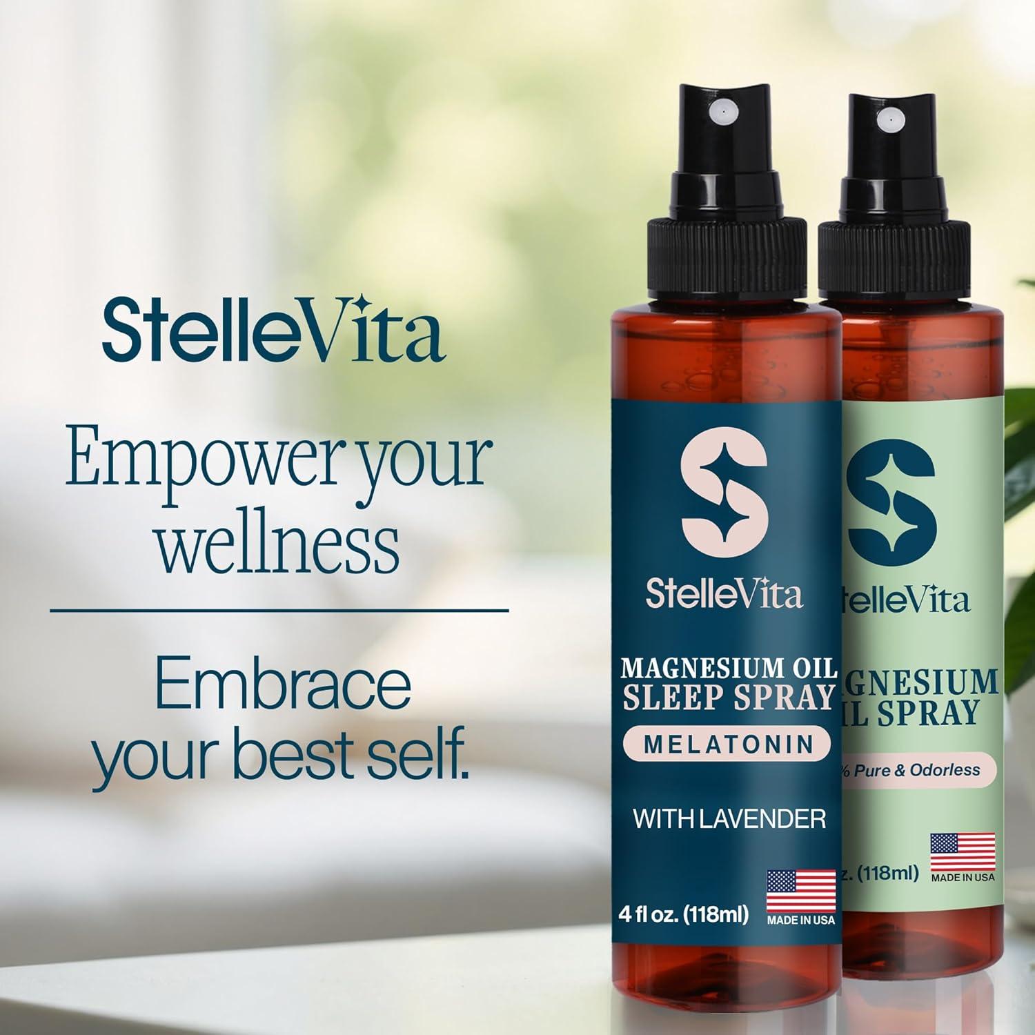 Spray de Magnesio y Melatonina Stelle Vita 118 ml - Relajación Natural