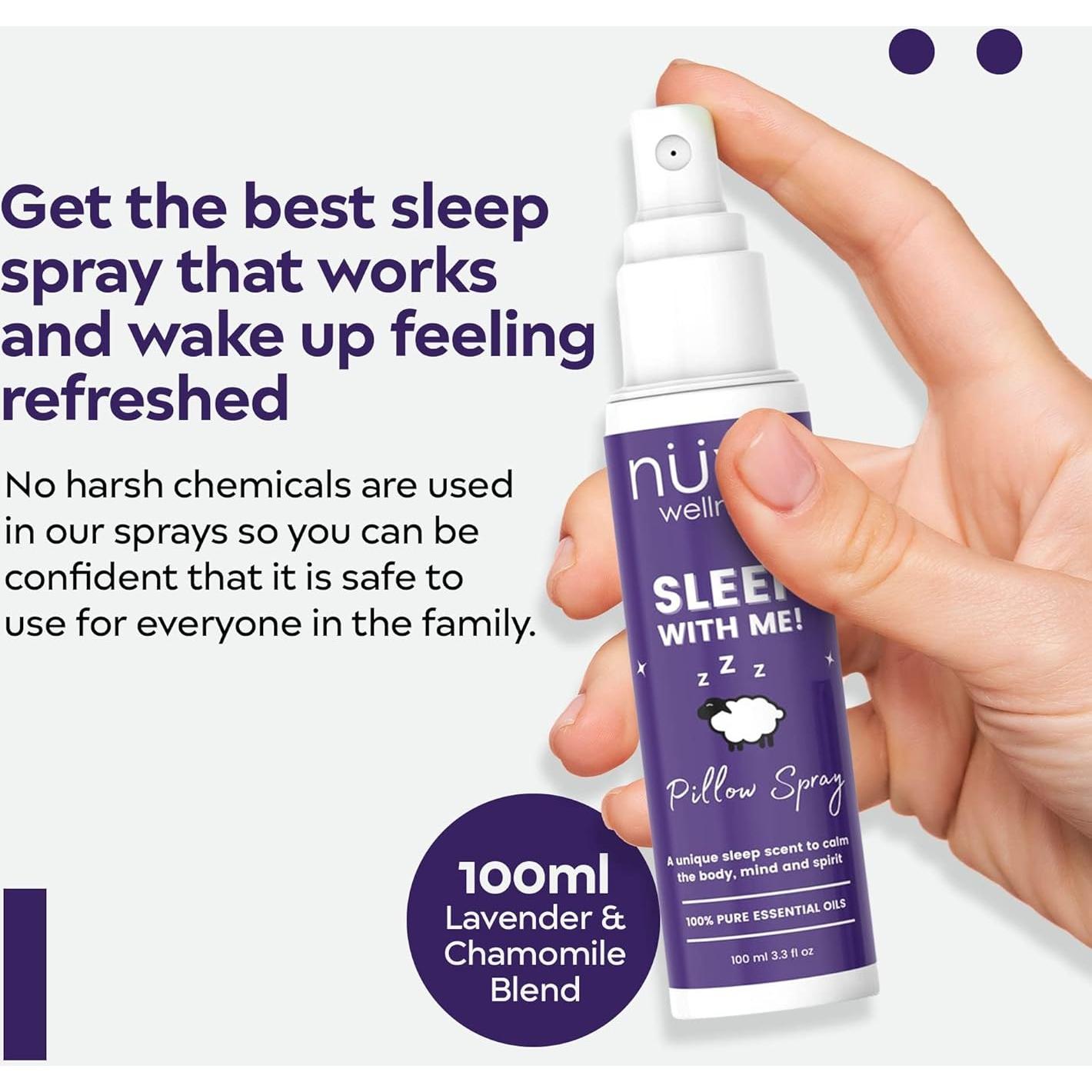 Spray para Dormir NUVO WELLNESS con Aceites Esenciales 113ml